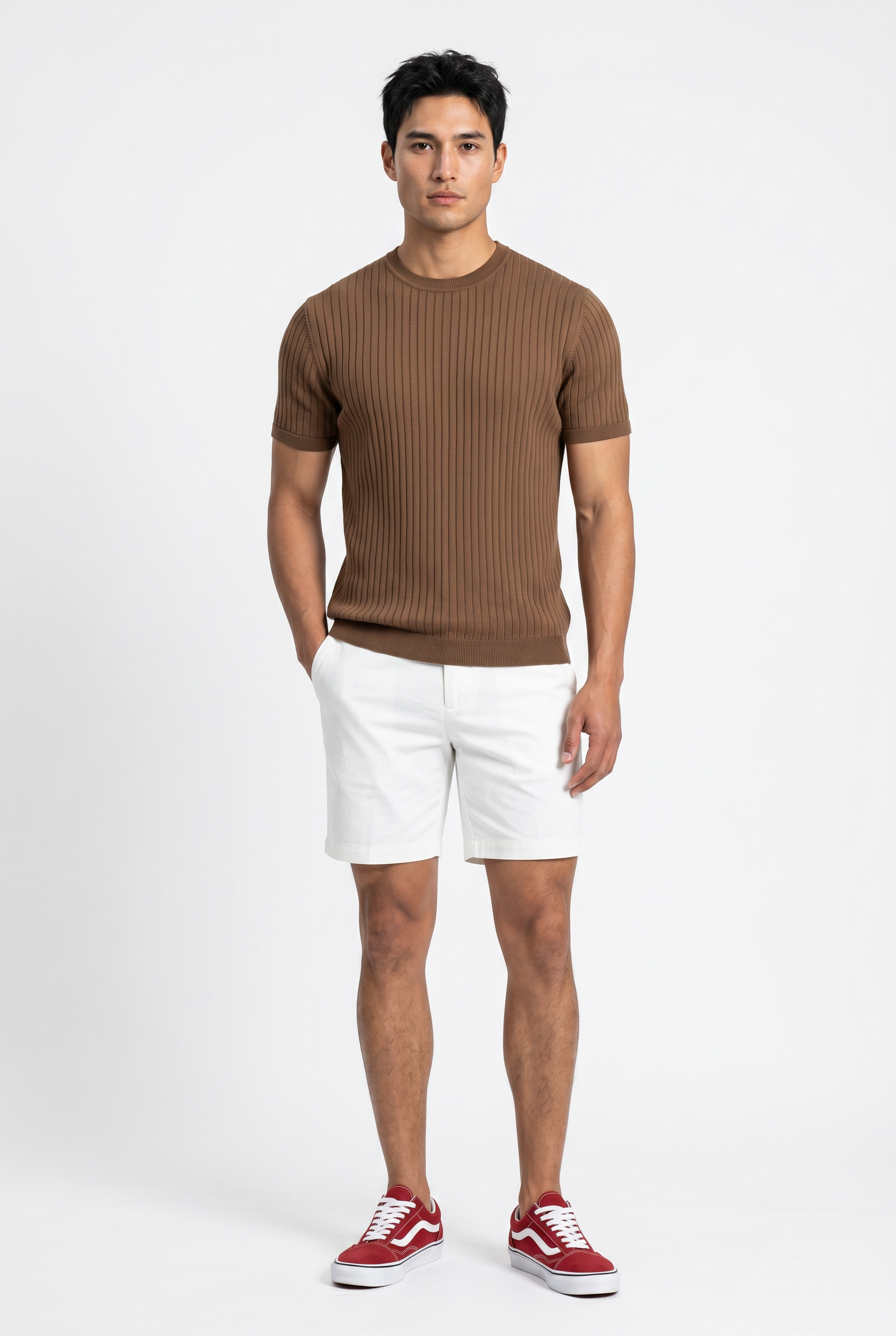 Brown Relaxed Oversized Tee