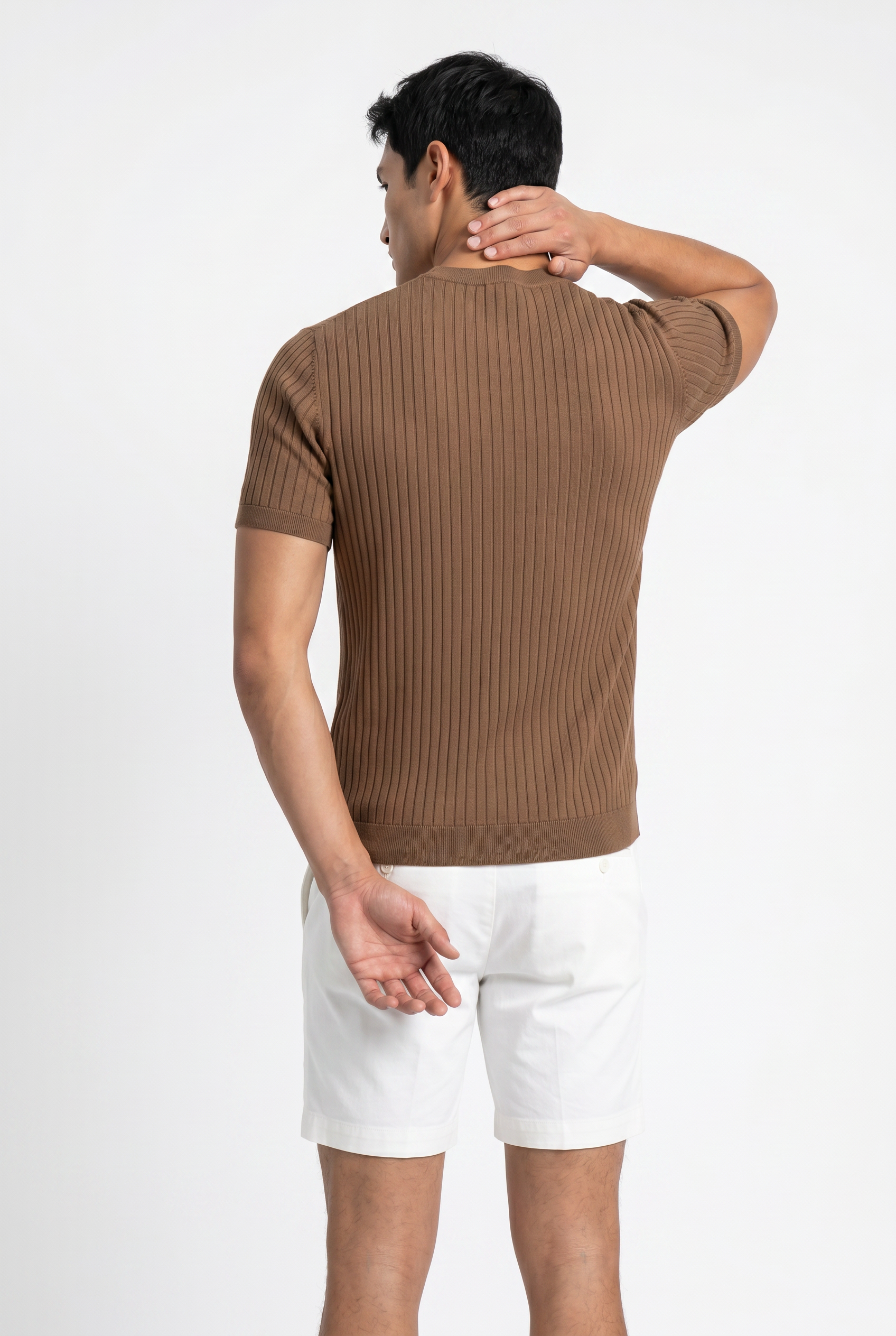 Brown Relaxed Oversized Tee