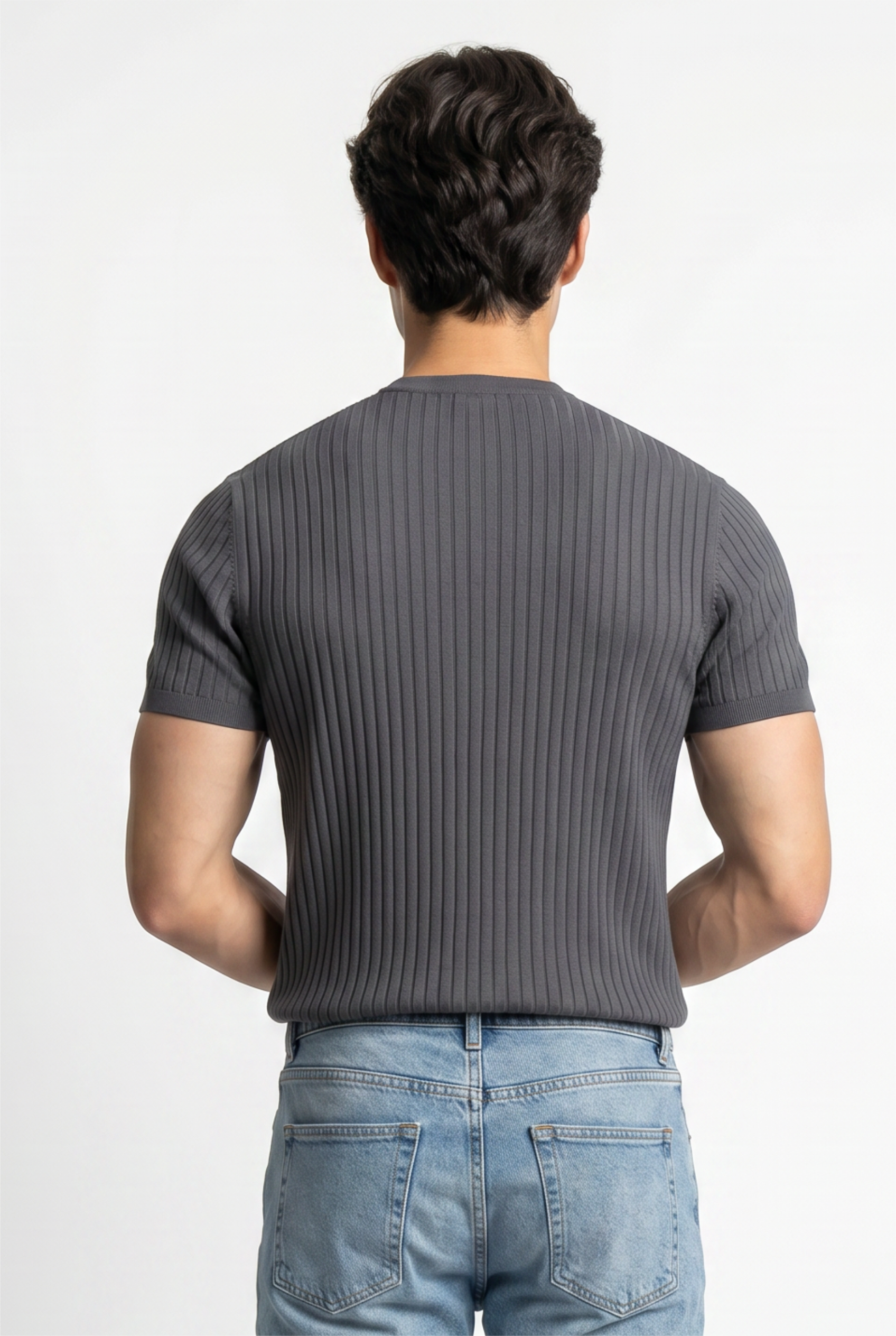 Grey Relaxed Oversized Tee