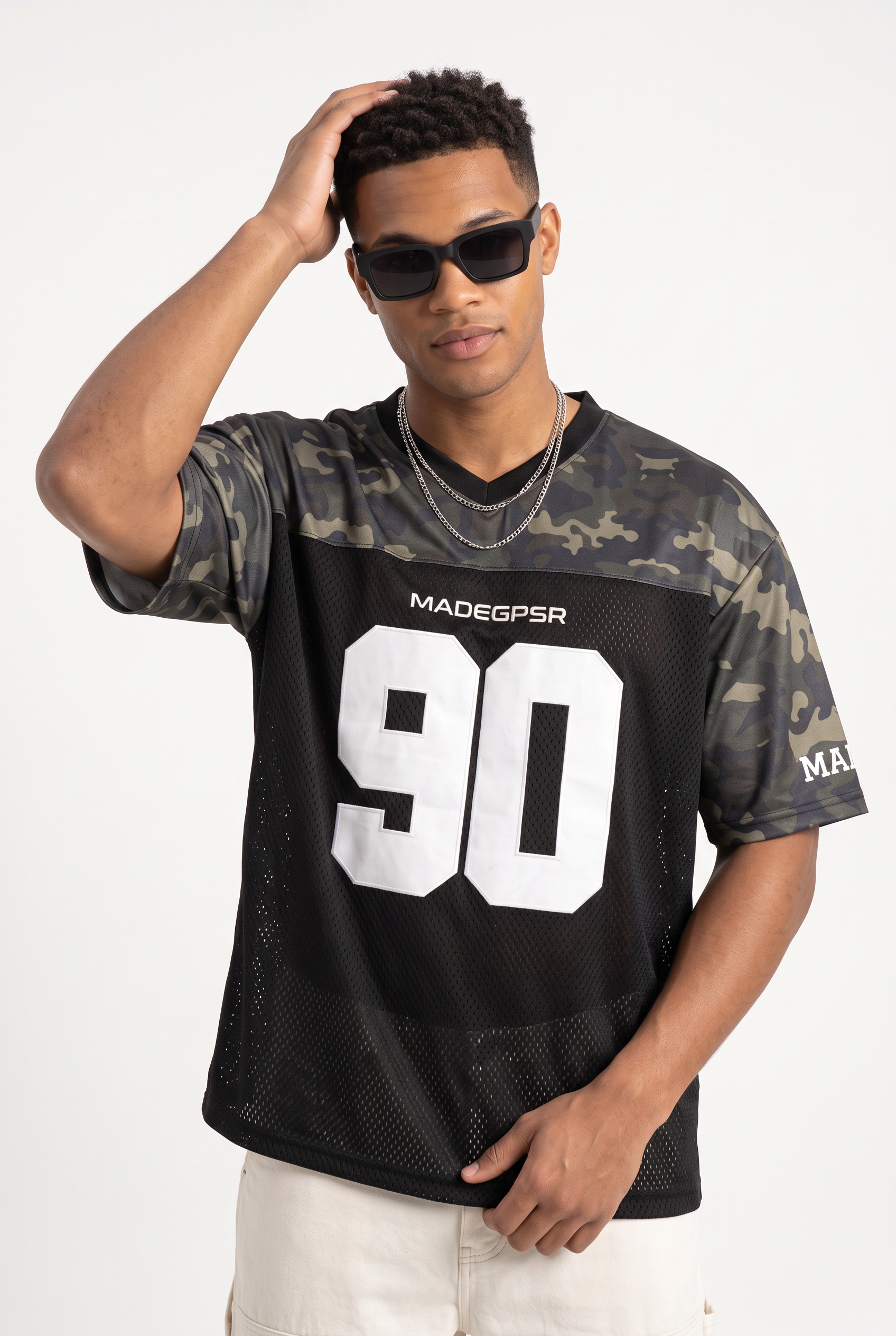 Black Dropped Shoulder Oversized Tee