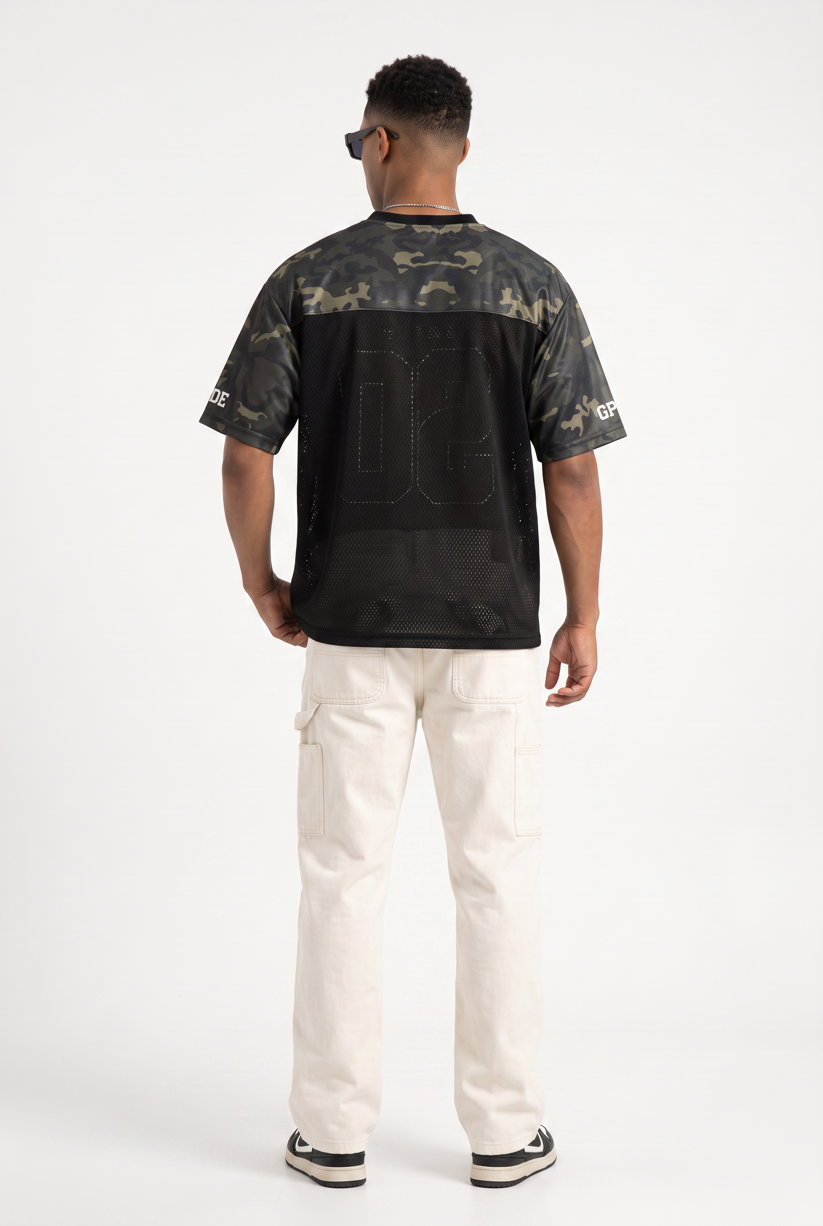 Black Dropped Shoulder Oversized Tee