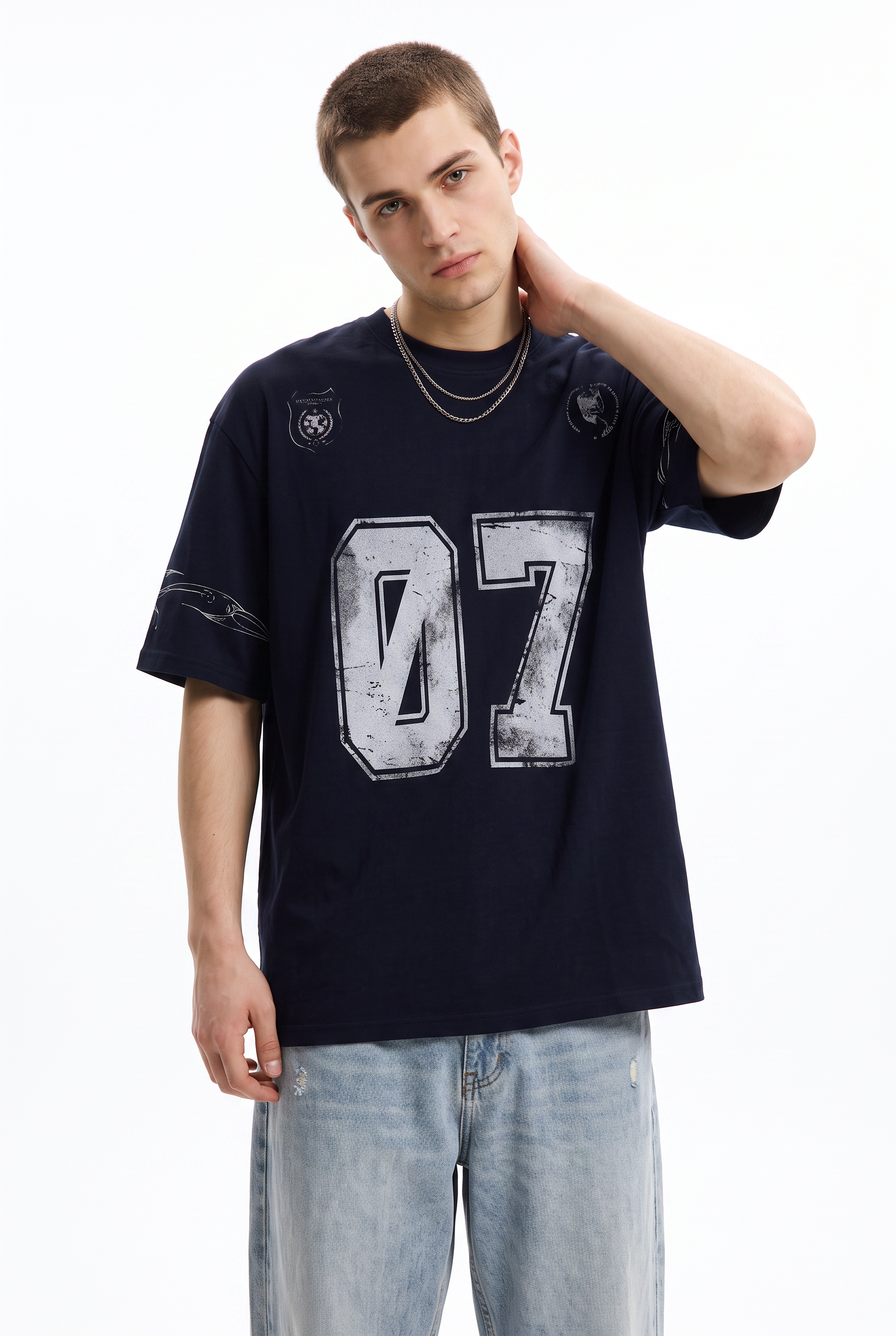 Black Crew Neck Essential Tee