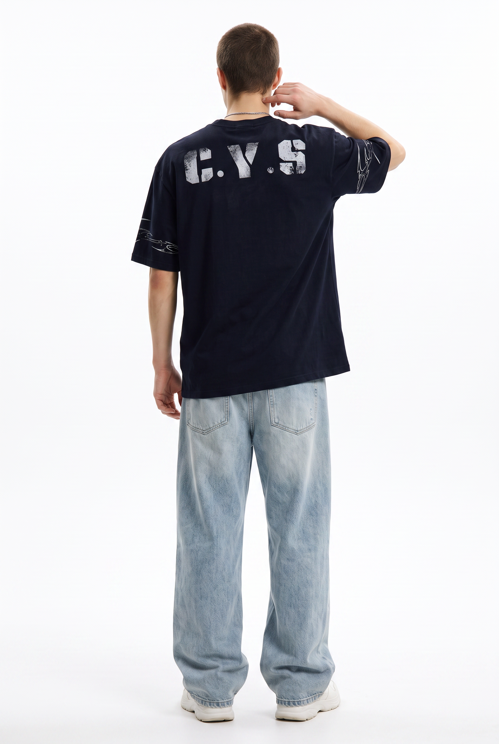 Black Crew Neck Essential Tee