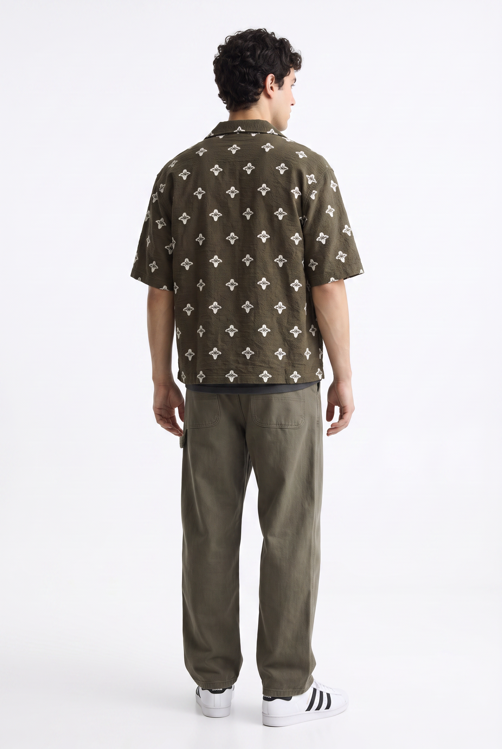 Brown Chest Pocket Casual Shirt
