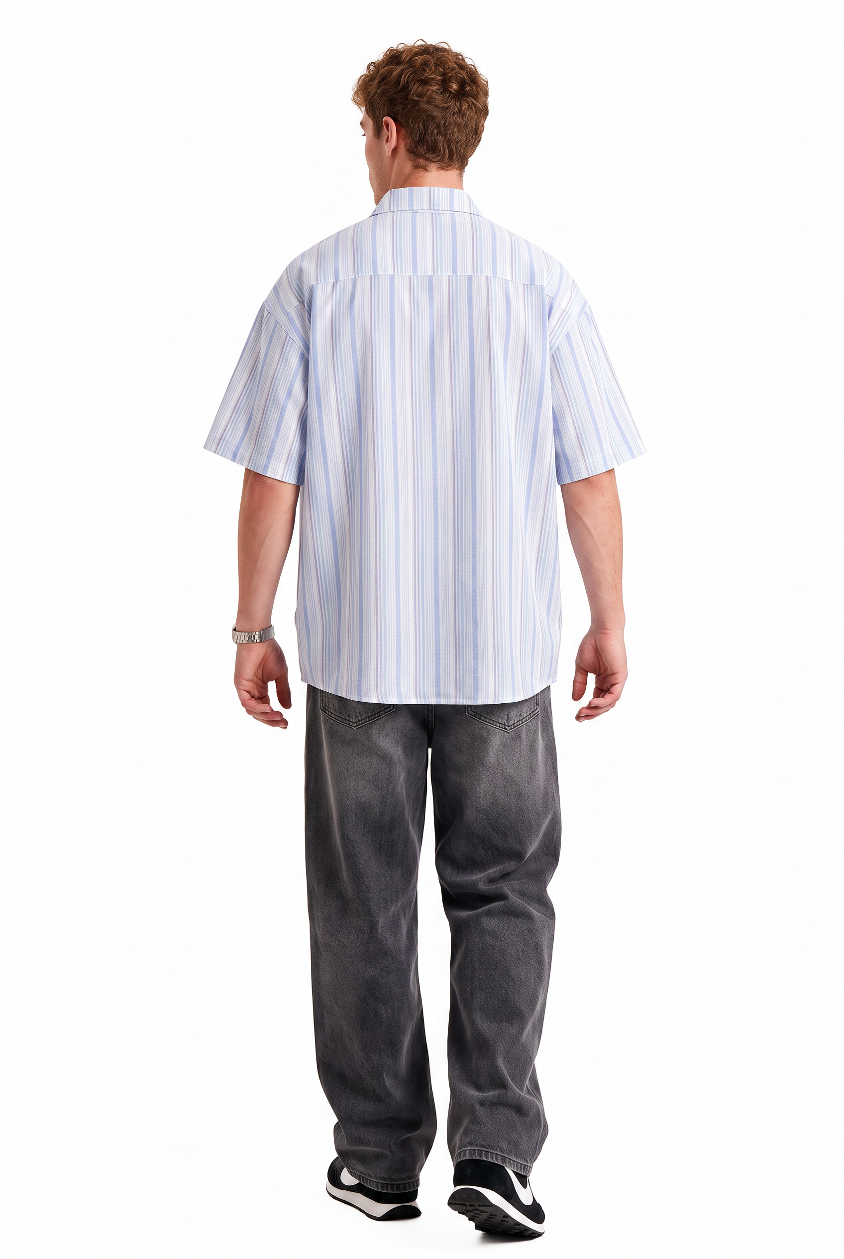 Sky Blue Chest Pocket Casual Shirt