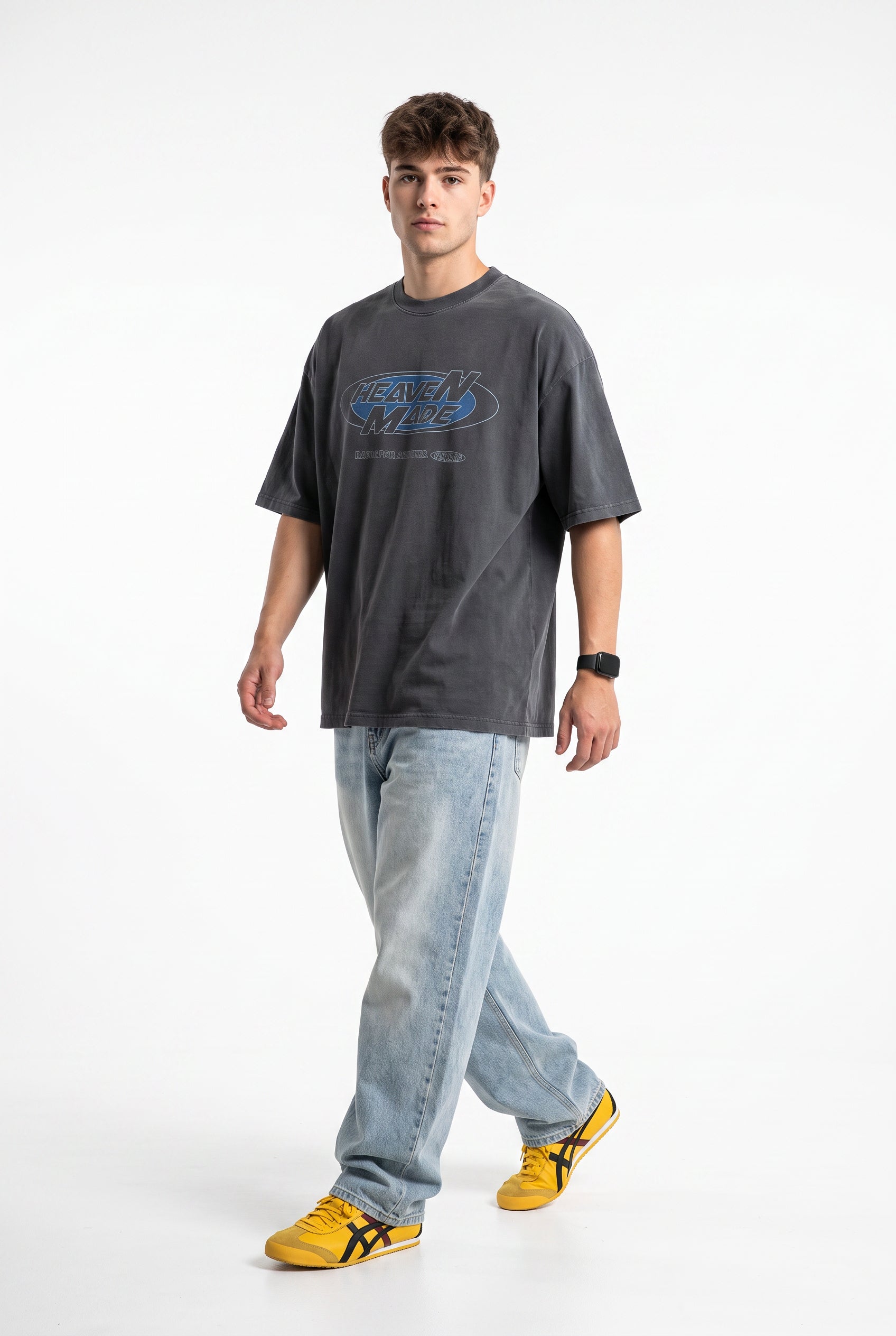Steel Blue Chest Pocket Tee