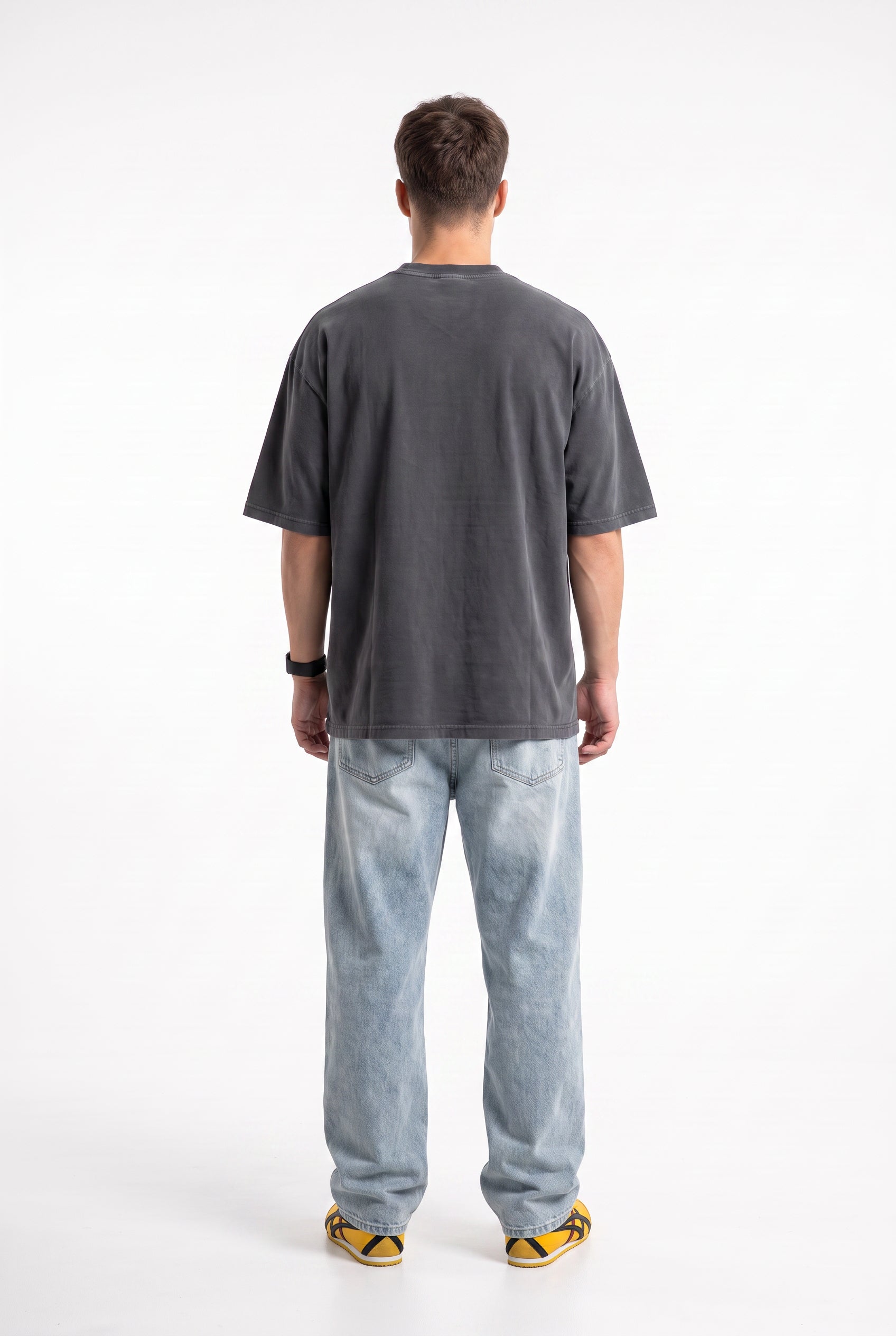 Steel Blue Chest Pocket Tee