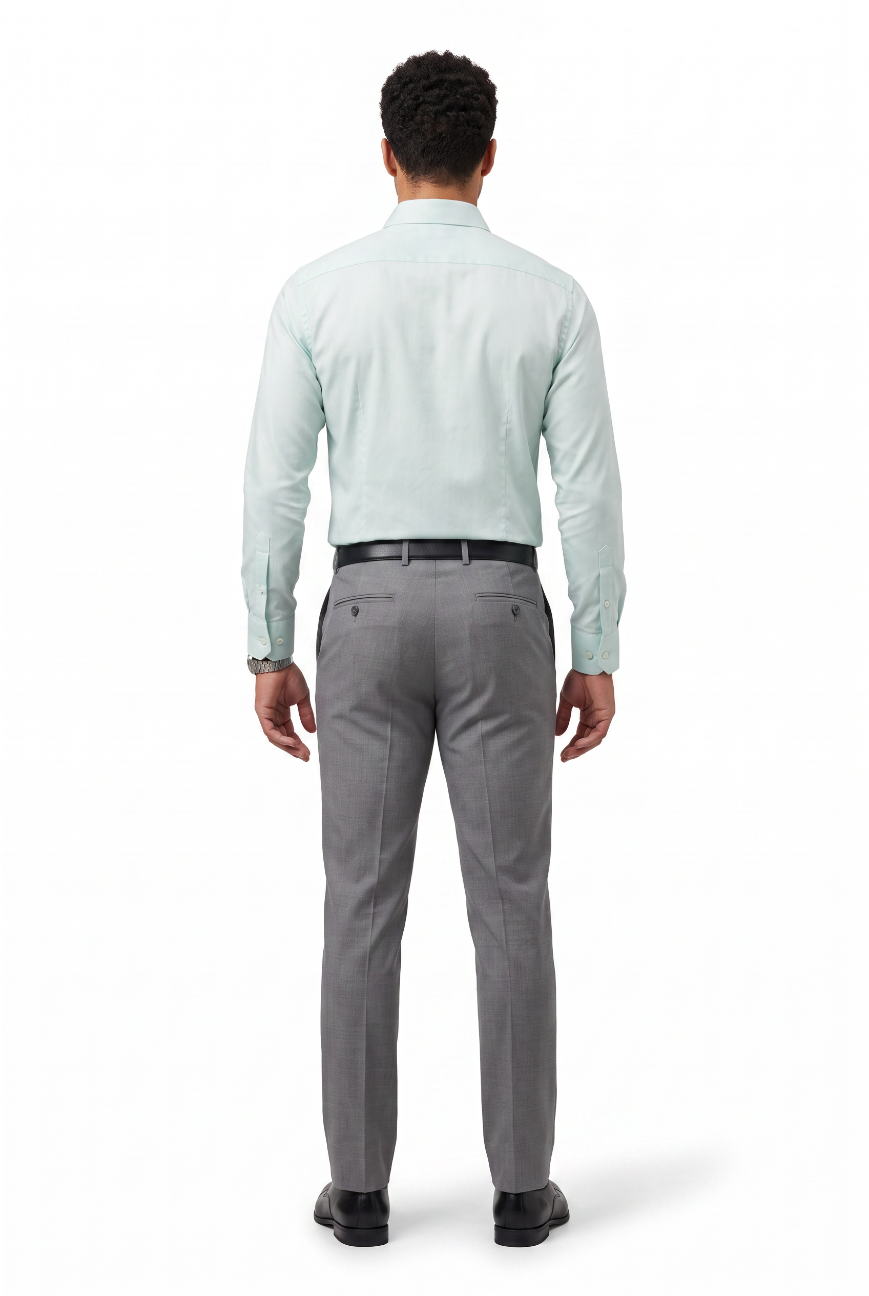 Sage Green Slim Formal Shirt