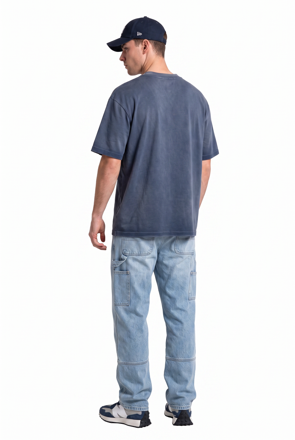 Blue Regular Graphic Print T-Shirt