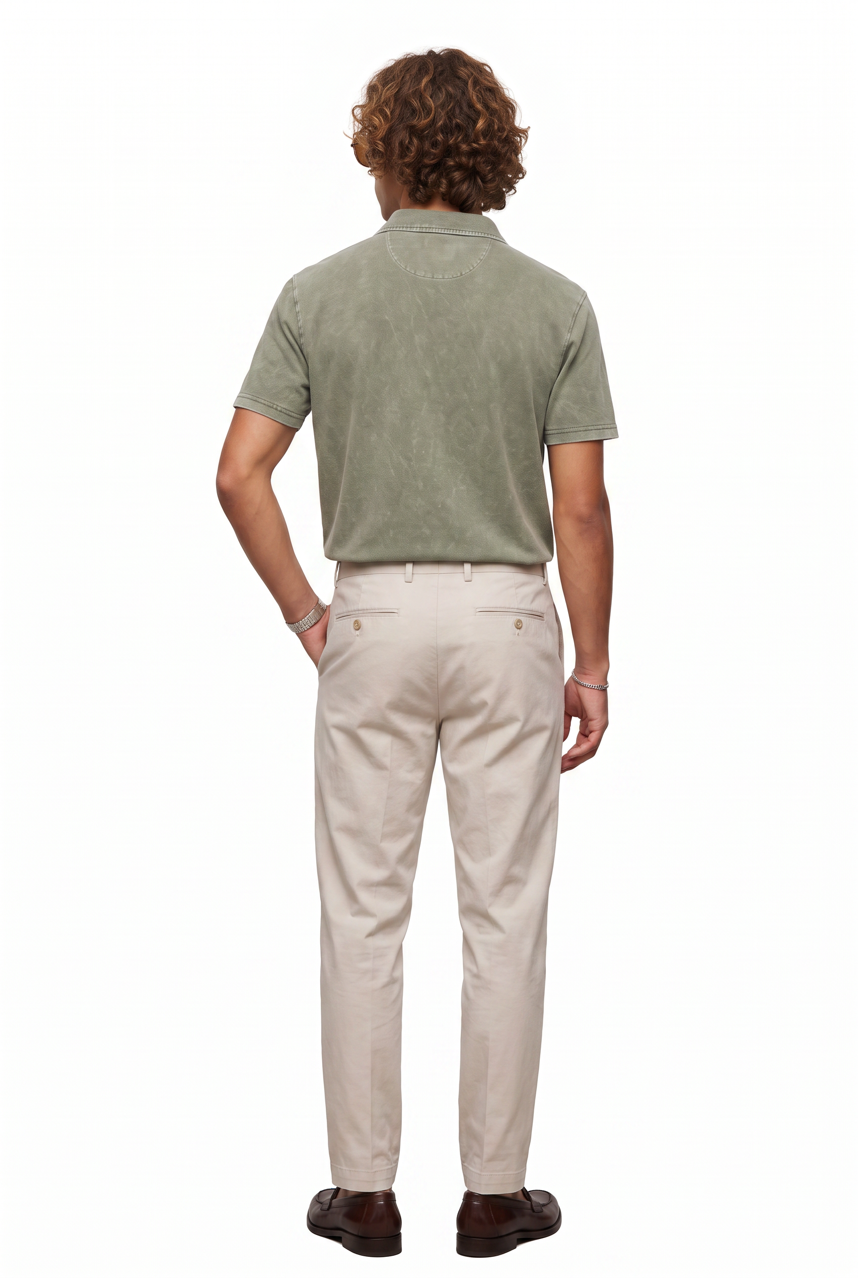 Olive Dropped Shoulder Oversized Tee