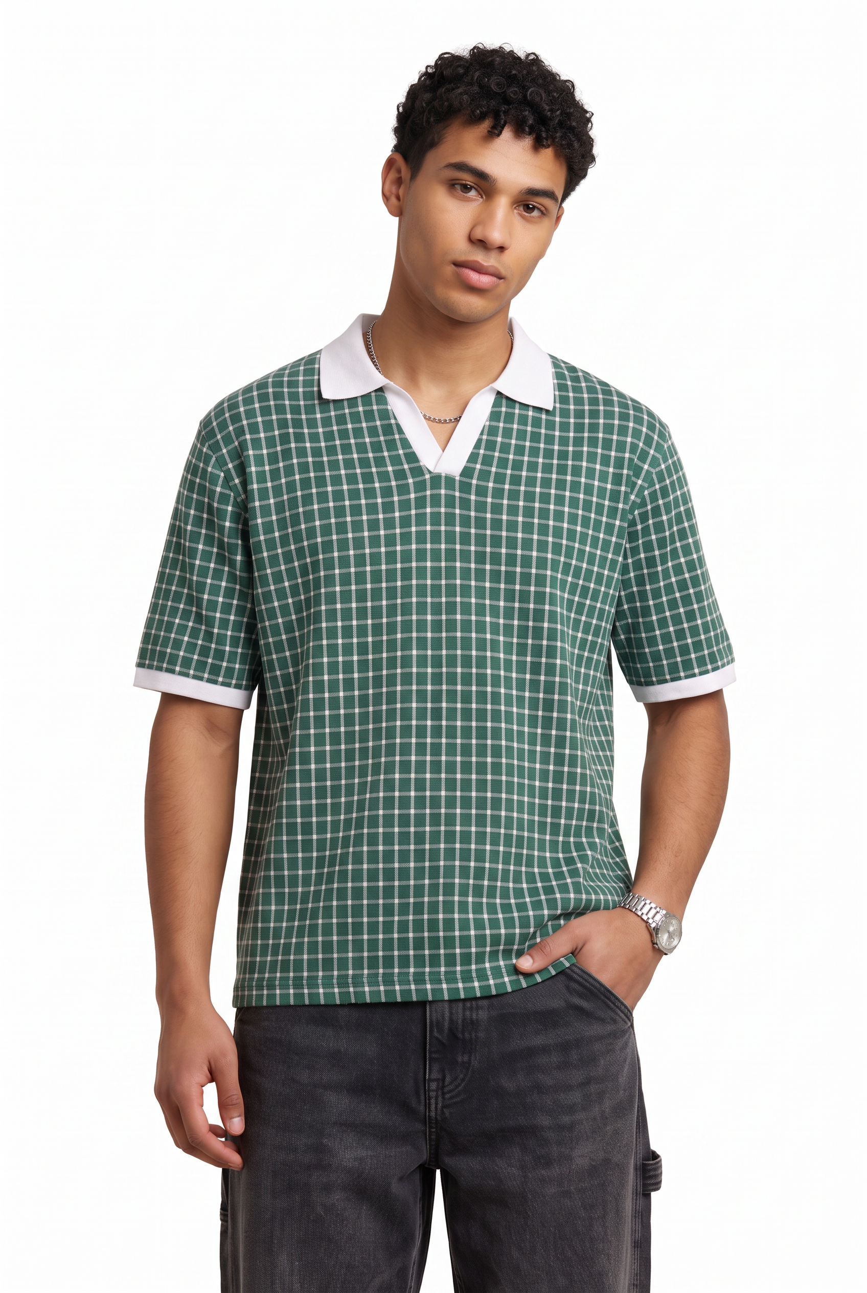 Olive Crew Neck T-Shirt