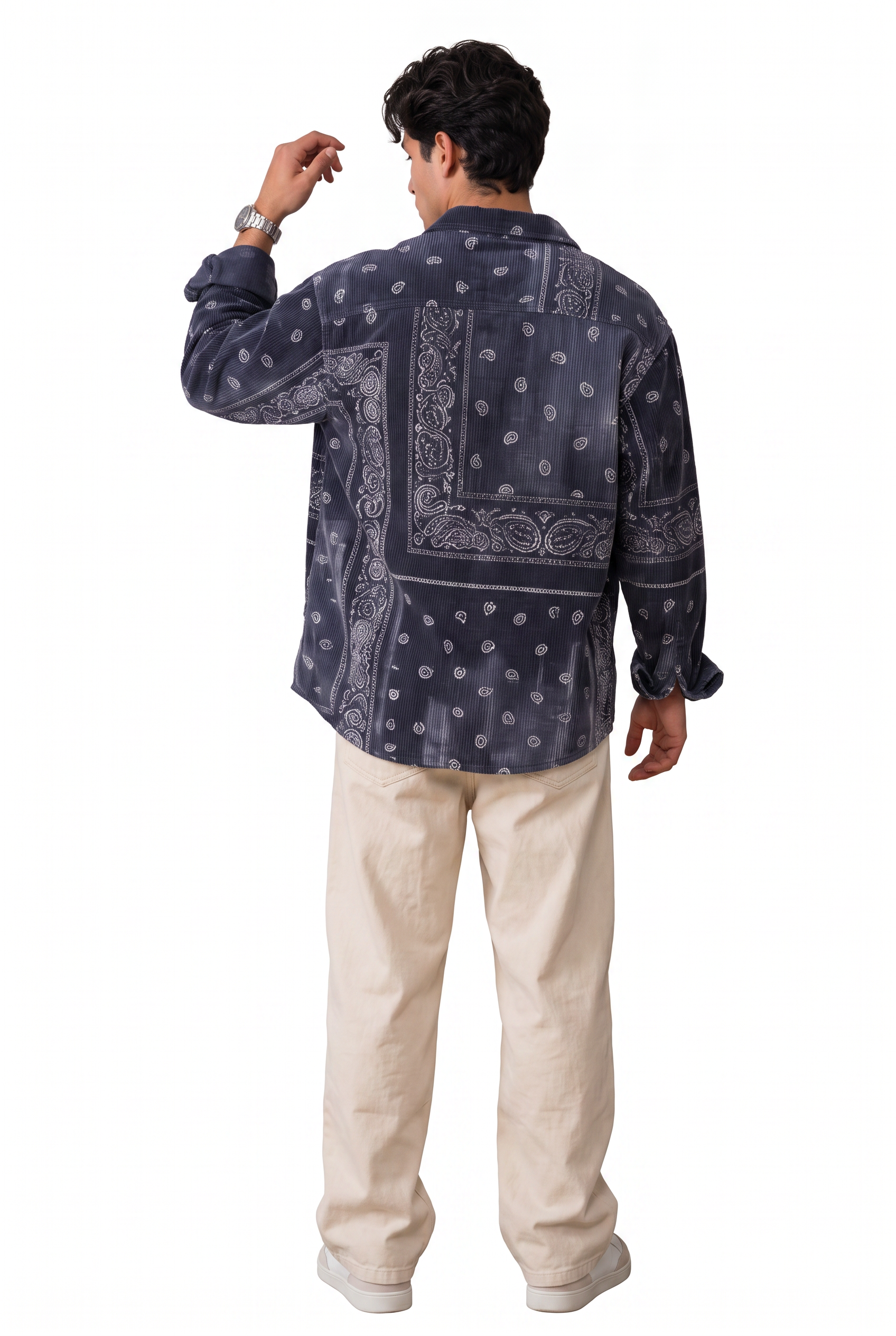 Sky Blue Chest Pocket Casual Shirt