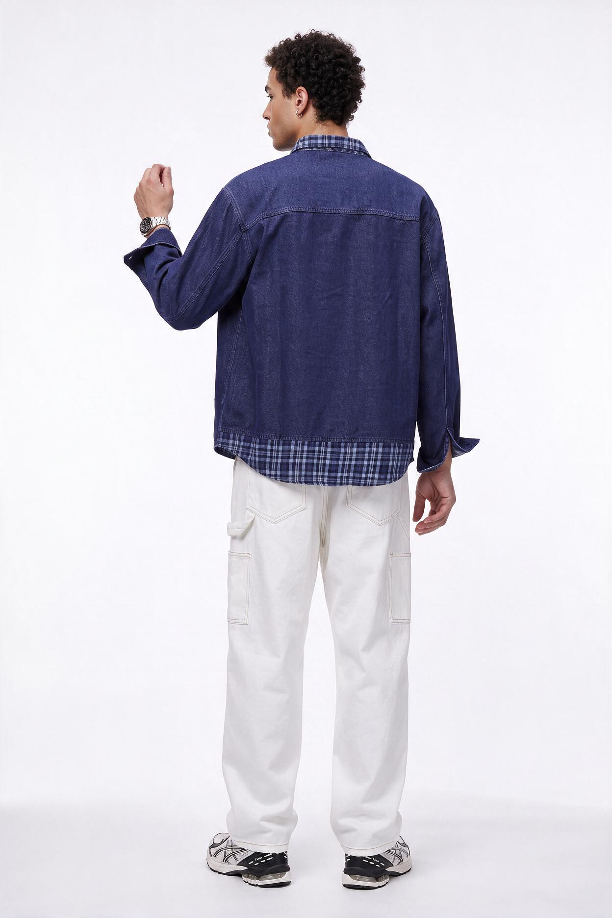 Sky Blue Chest Pocket Casual Shirt