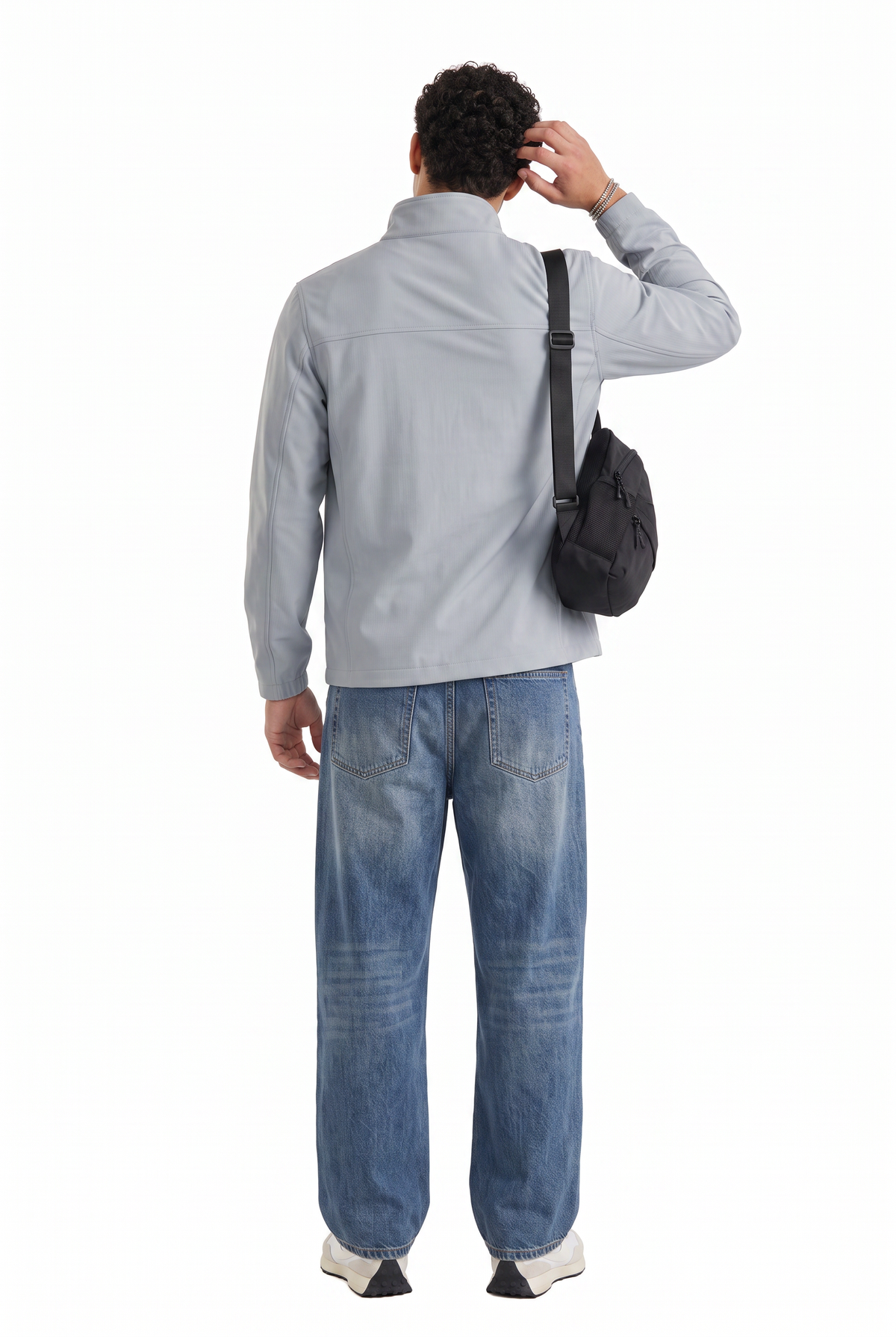 Softshell Gray Zip Jacket
