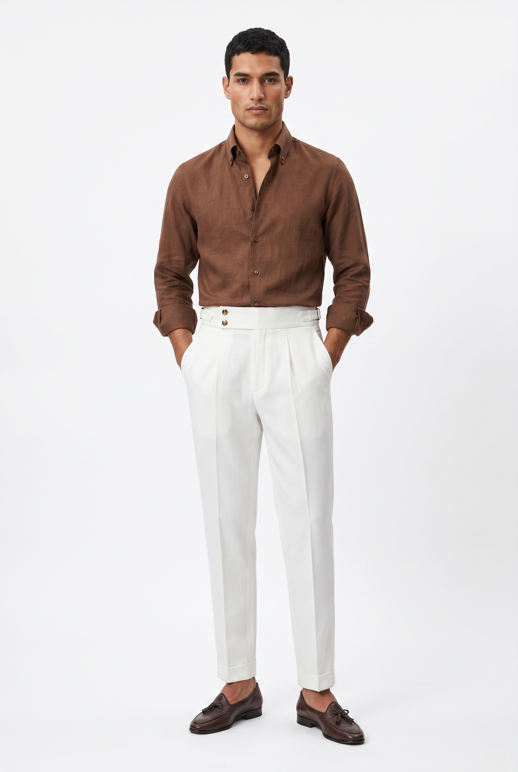 White Slim Formal Trouser