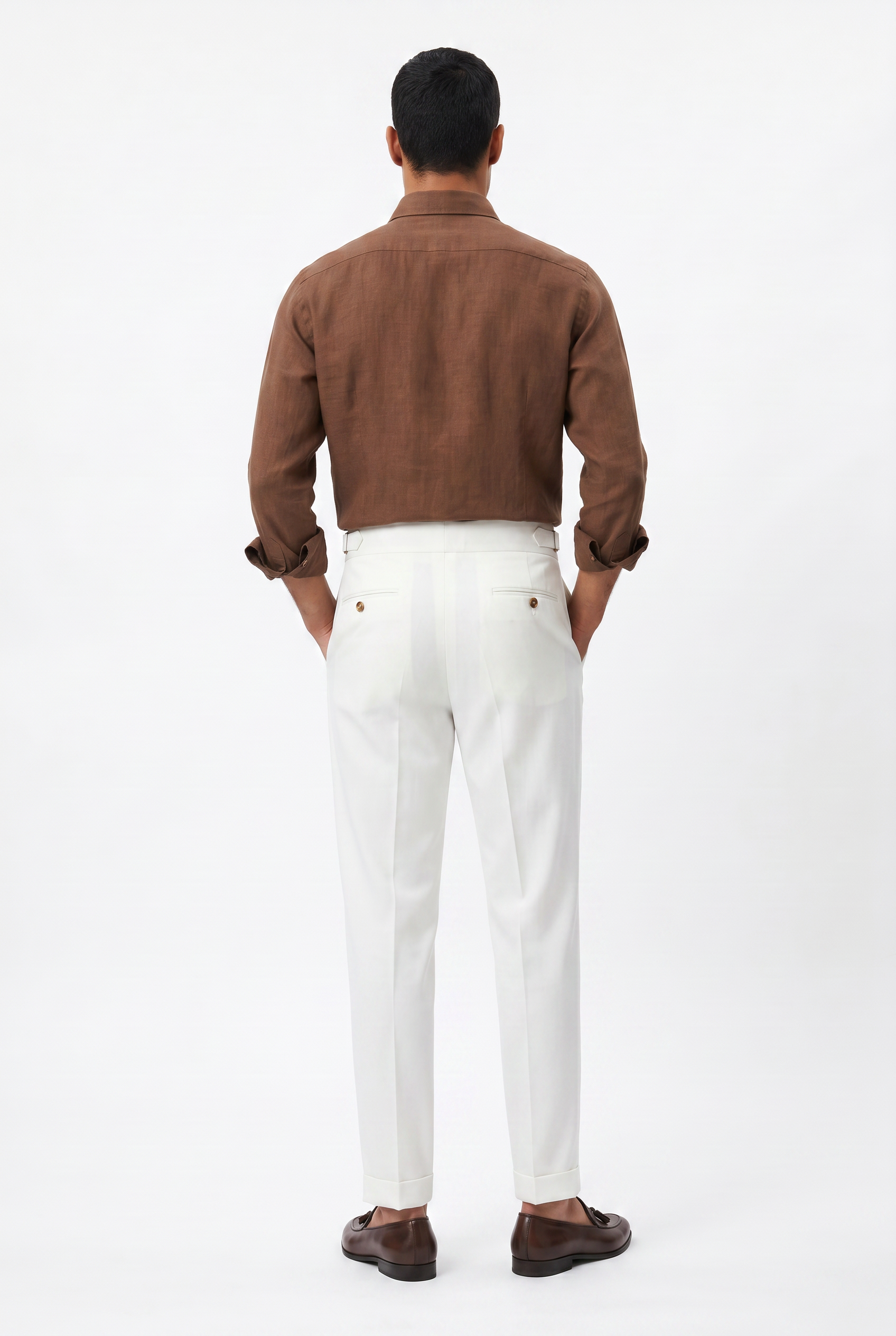 White Slim Formal Trouser