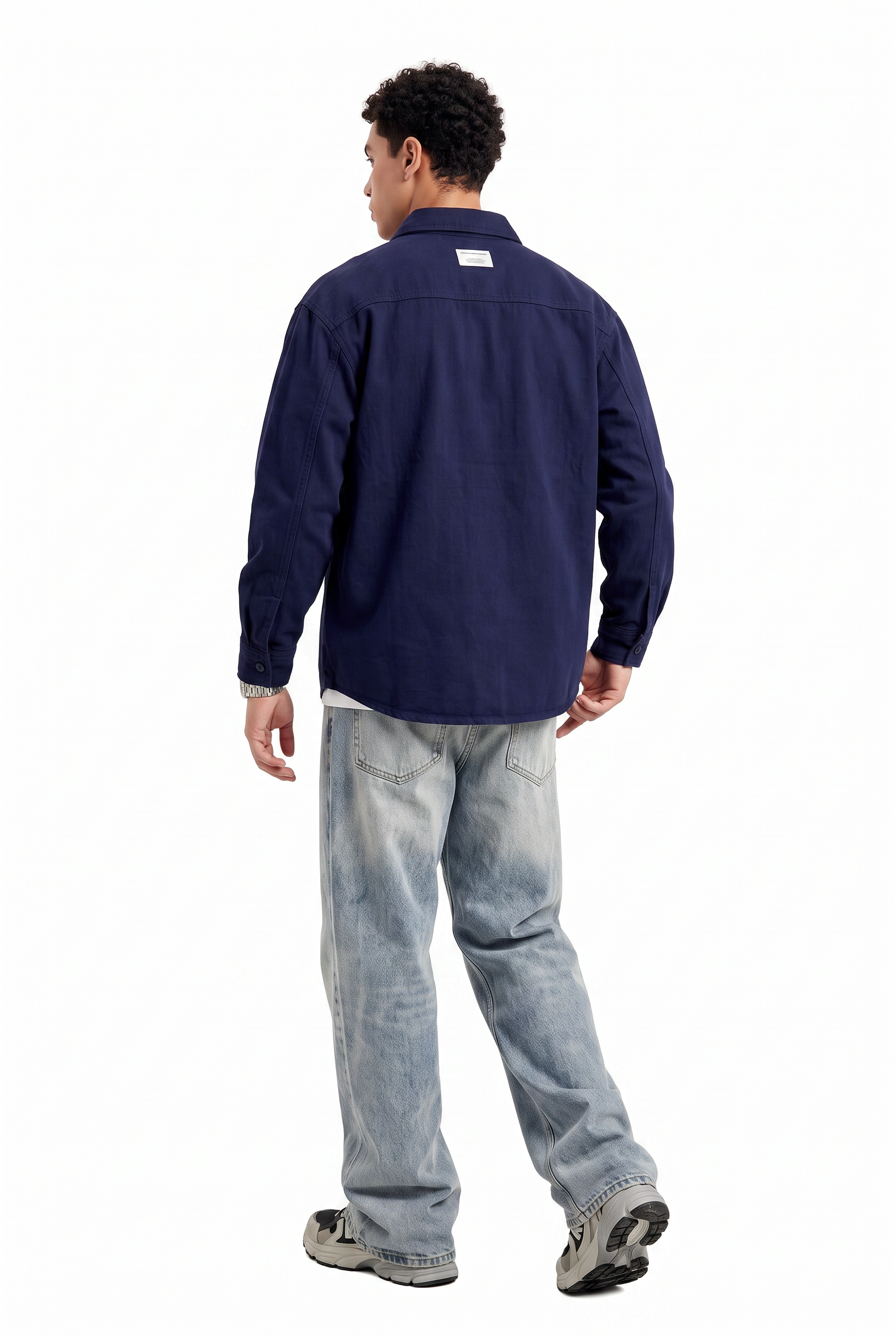Sky Blue Chest Pocket Casual Shirt