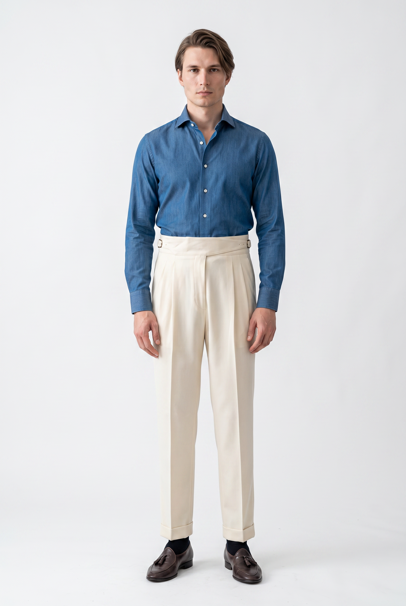 White Slim Formal Trouser