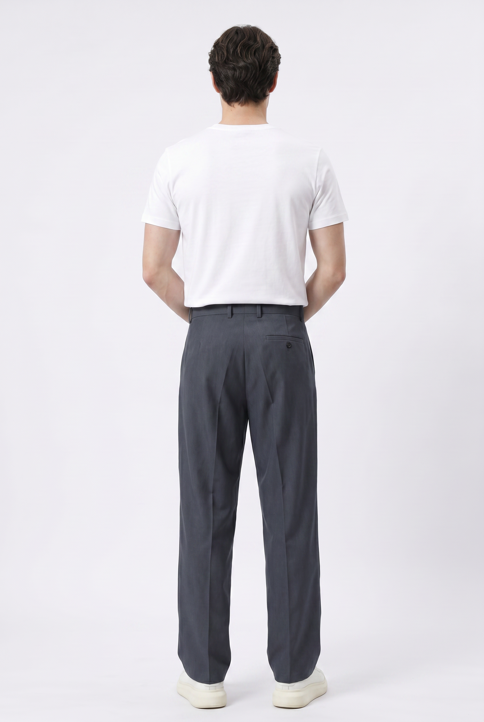 Grey Slim Formal Trouser