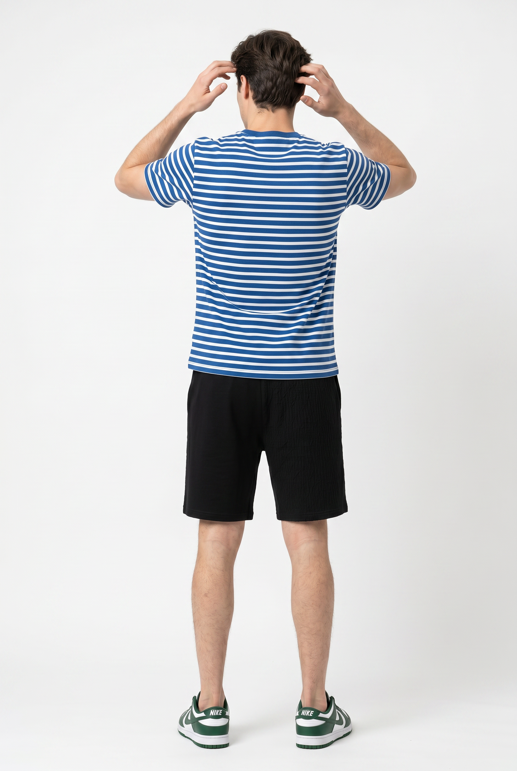 Black Relaxed Cargo Shorts