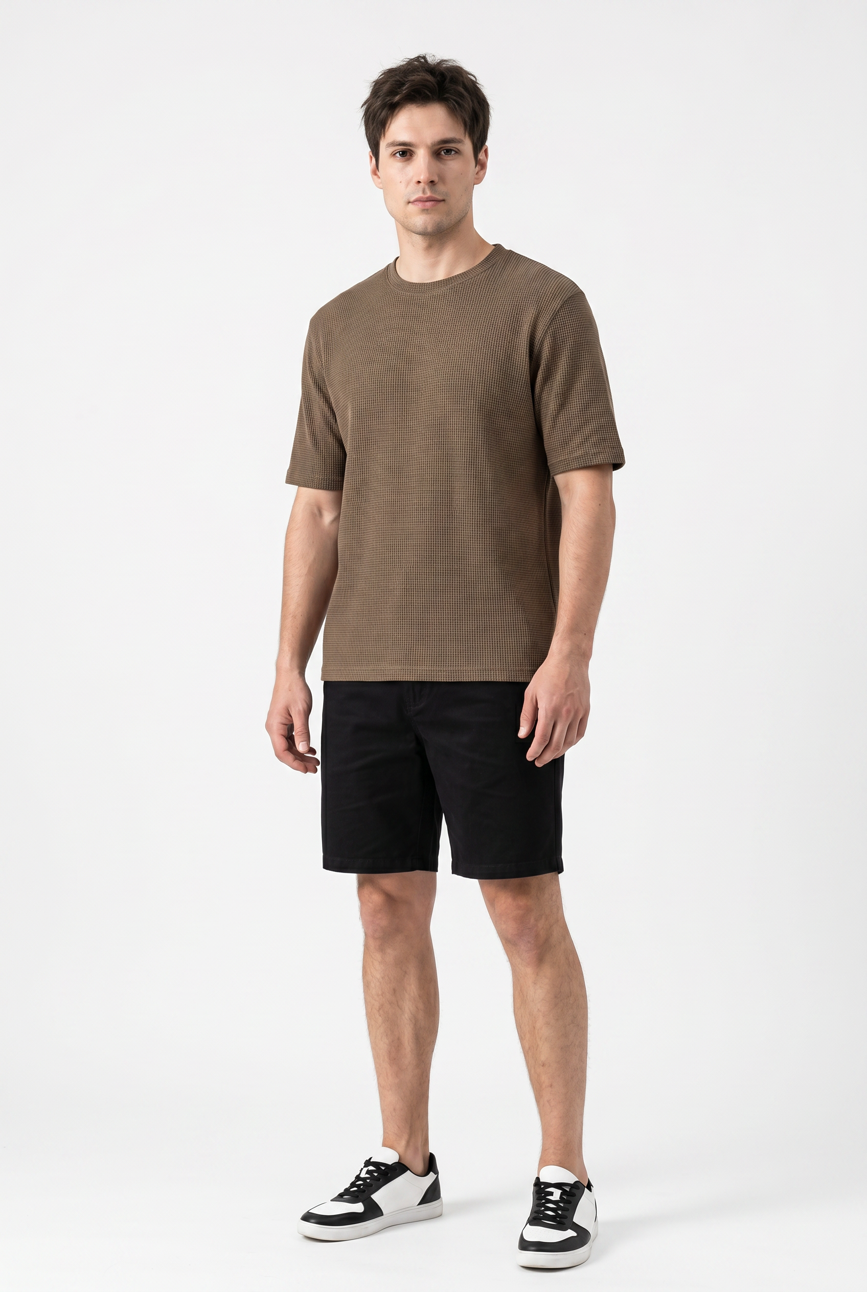 Brown Relaxed Oversized Tee