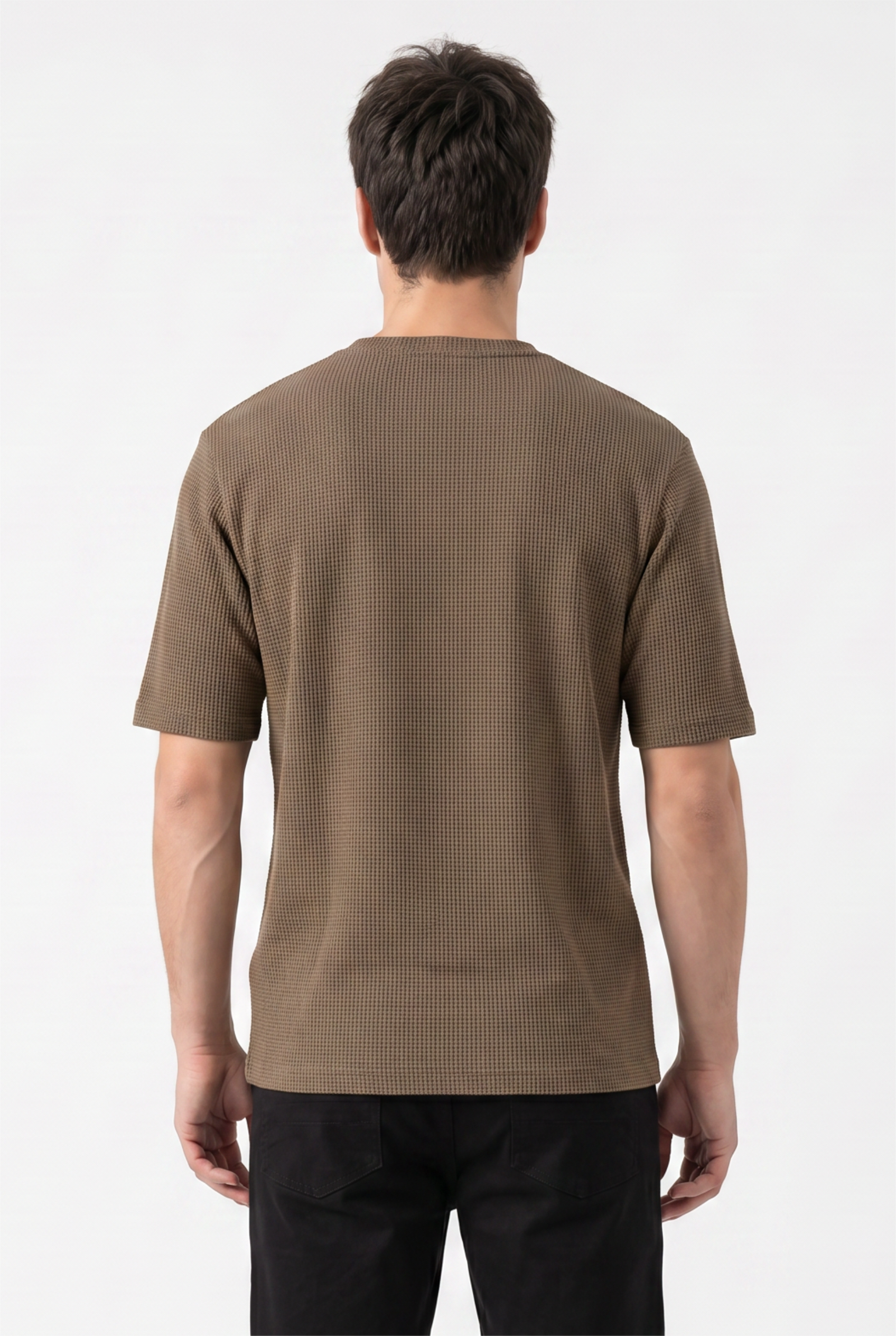 Brown Relaxed Oversized Tee