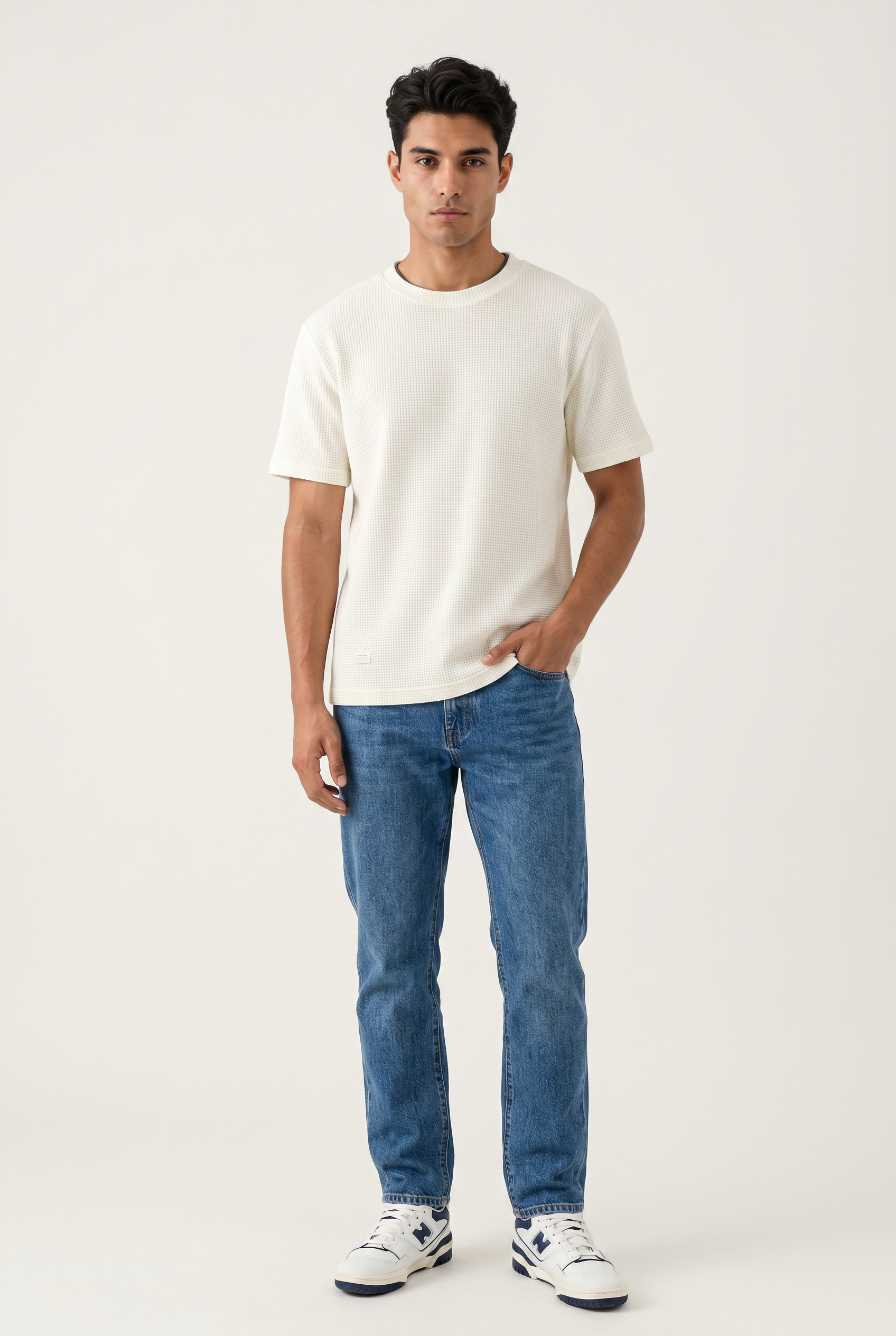 White Clean Relaxed Tee