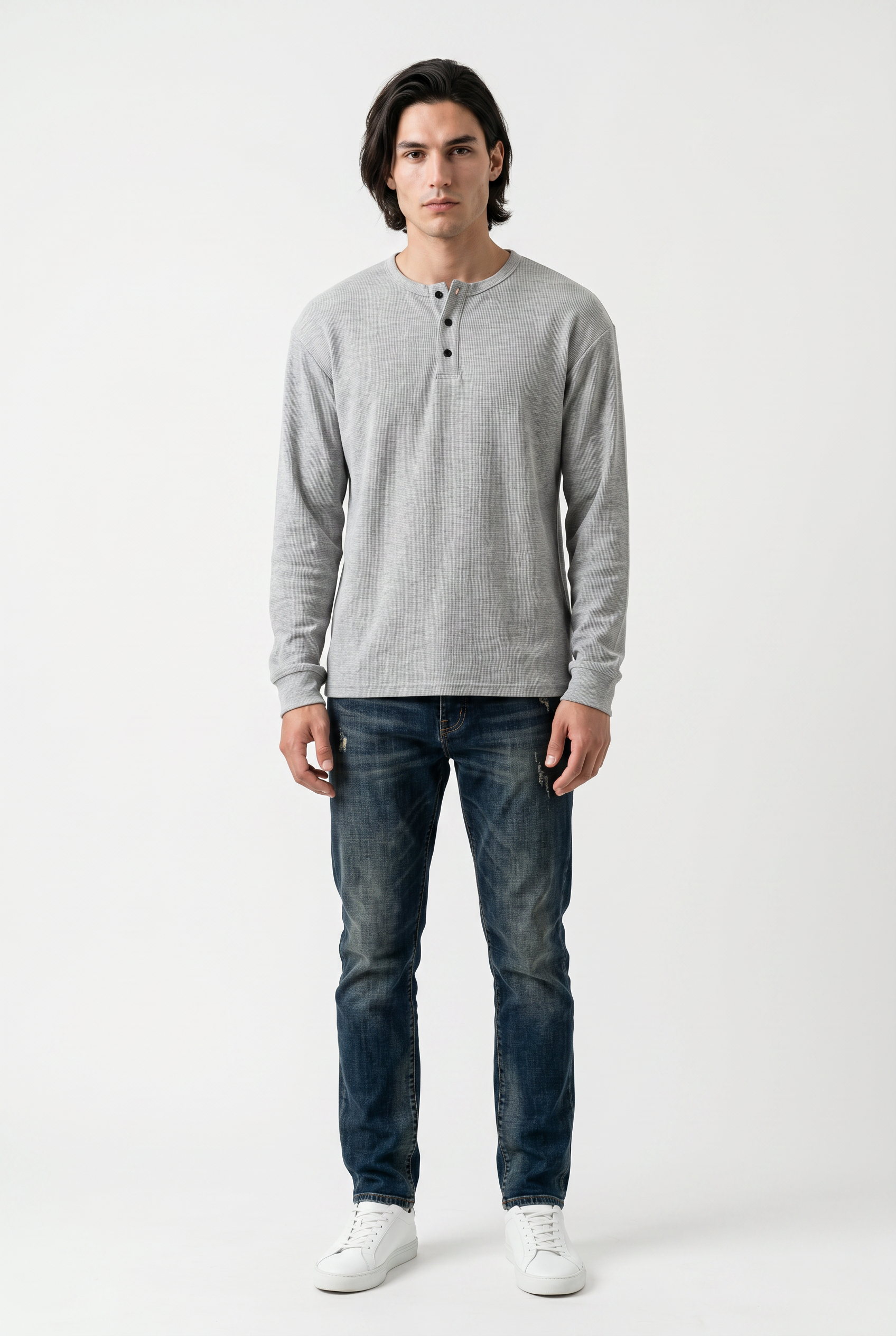 Grey Relaxed Oversized Tee