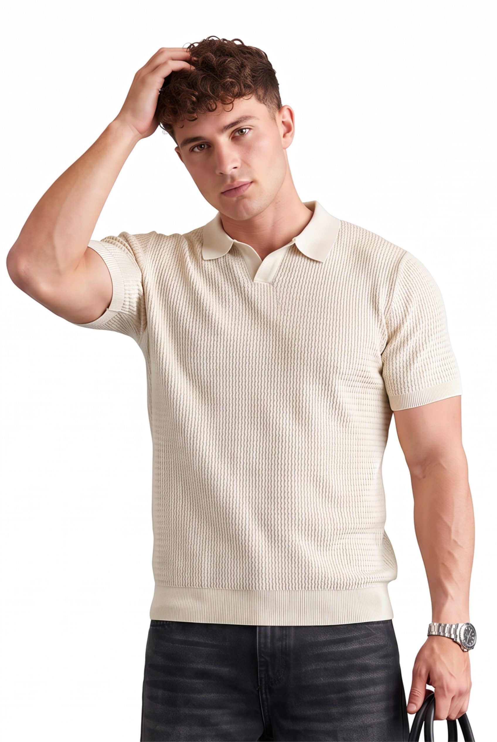 White Dropped Shoulder Oversized Tee