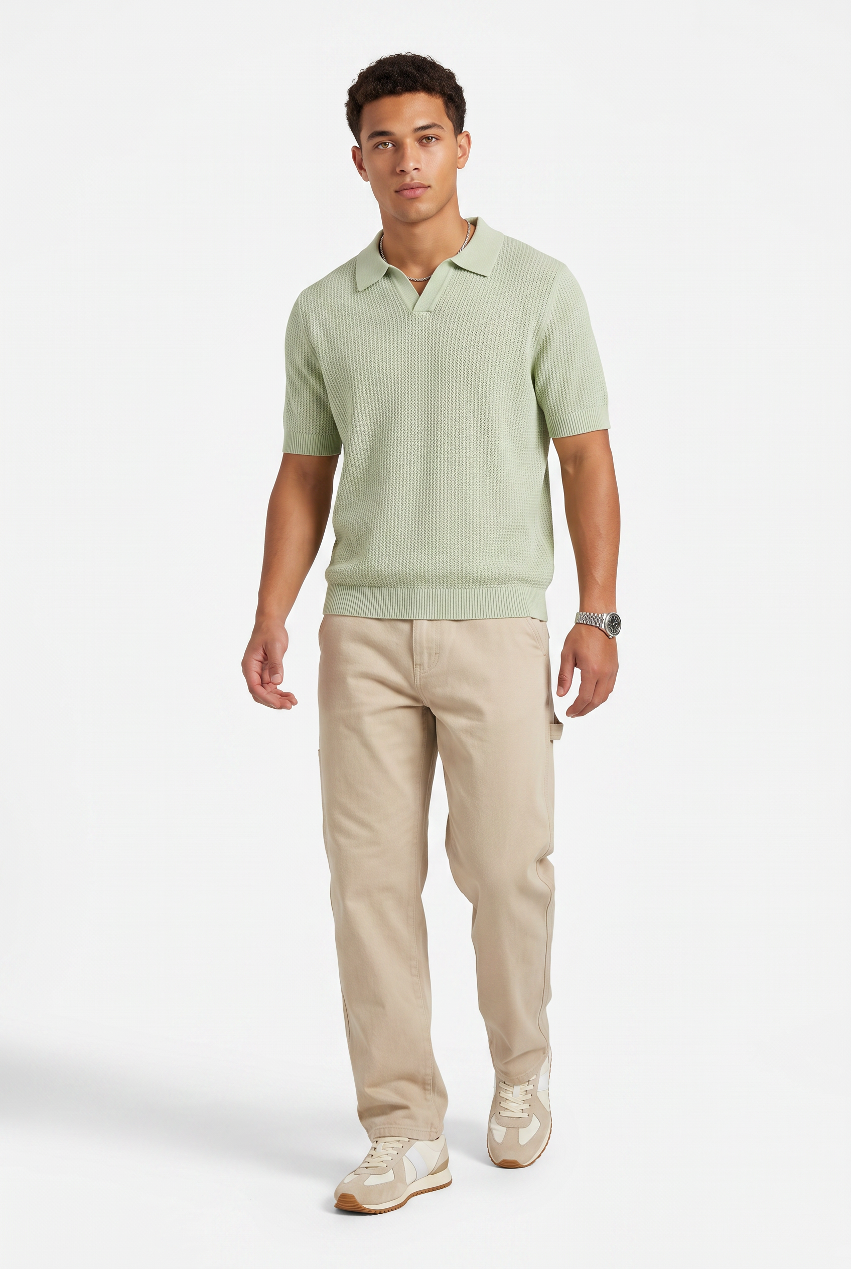 Olive Oversized Crew Neck Tee