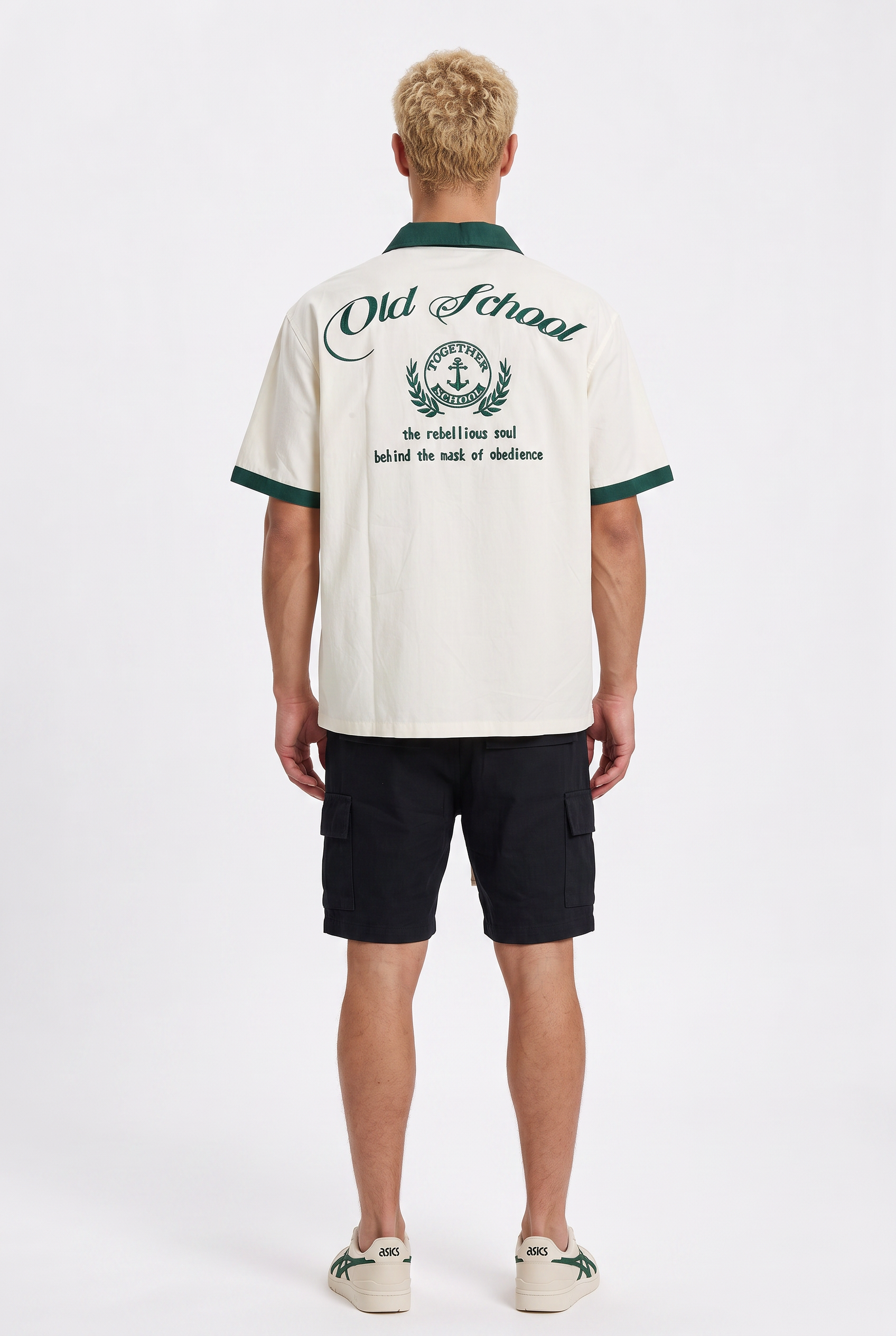 White Chest Pocket Casual Shirt