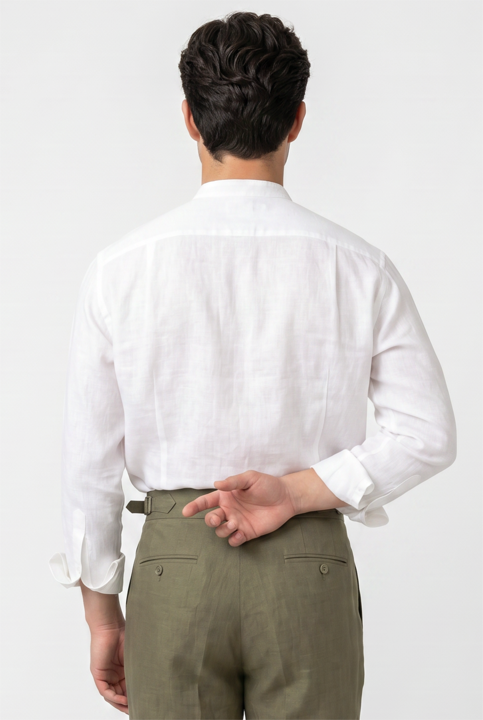 White Relaxed Casual Shirt