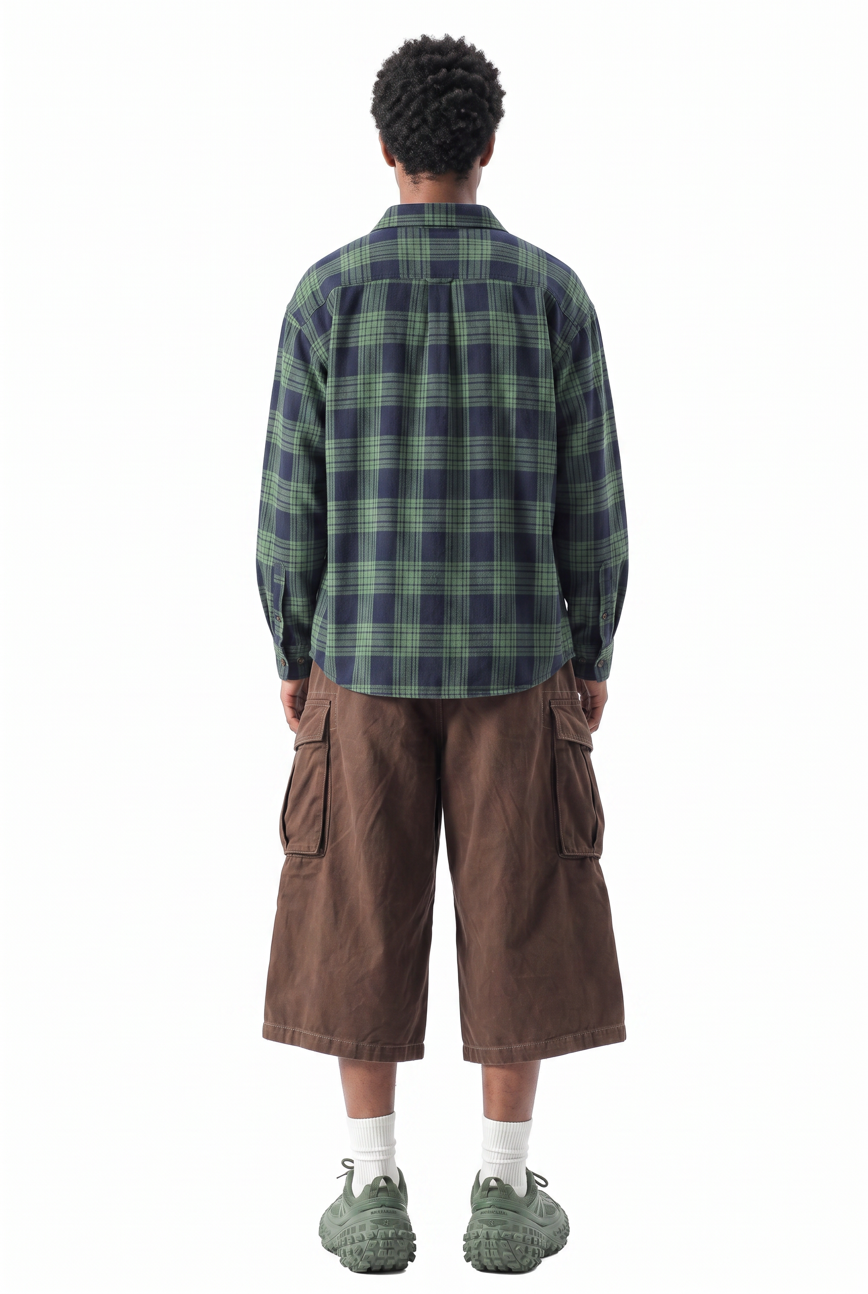 Brown Cargo Regular Shorts