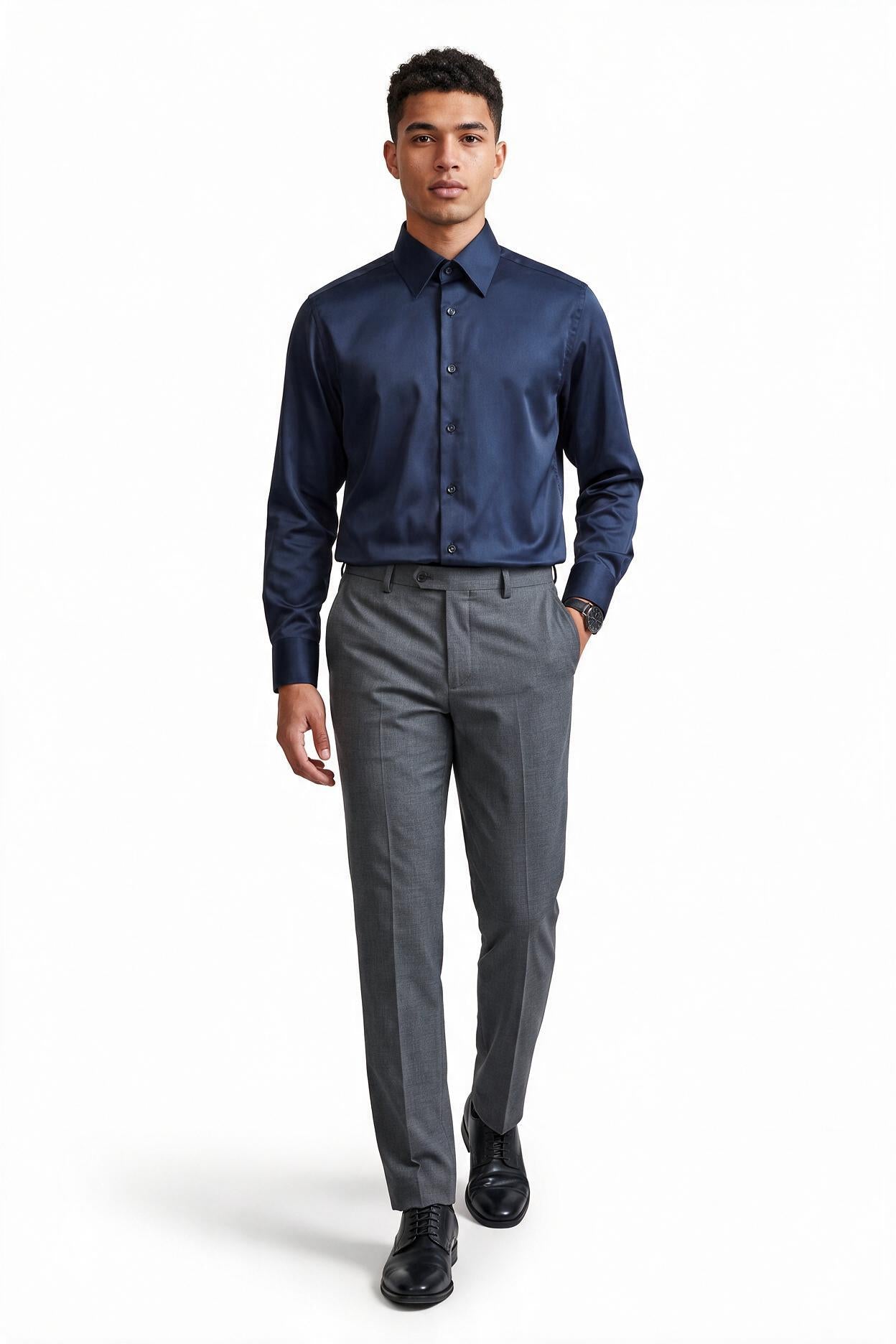 Sky Blue Slim Formal Shirt