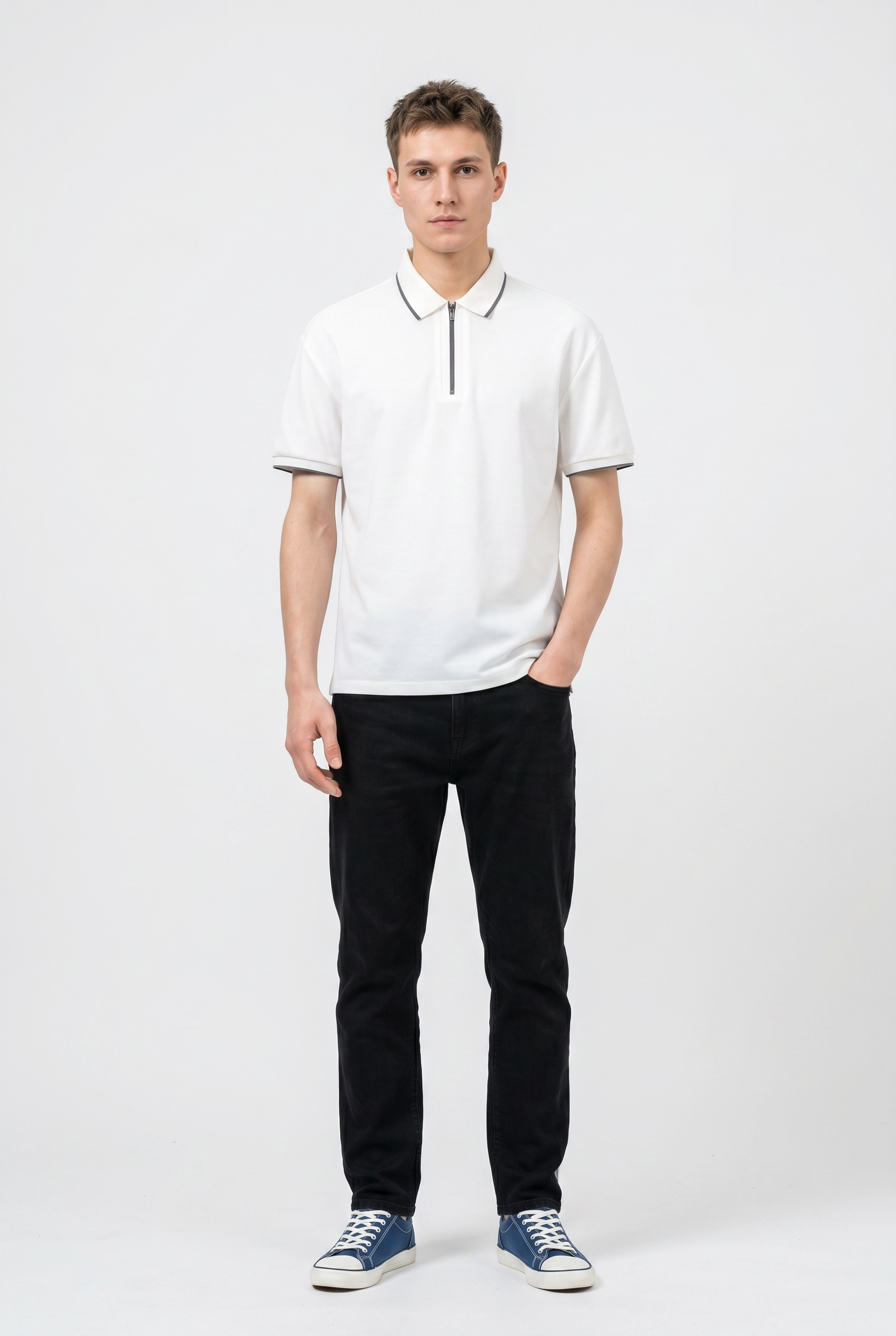 White Clean Oversized T-Shirt