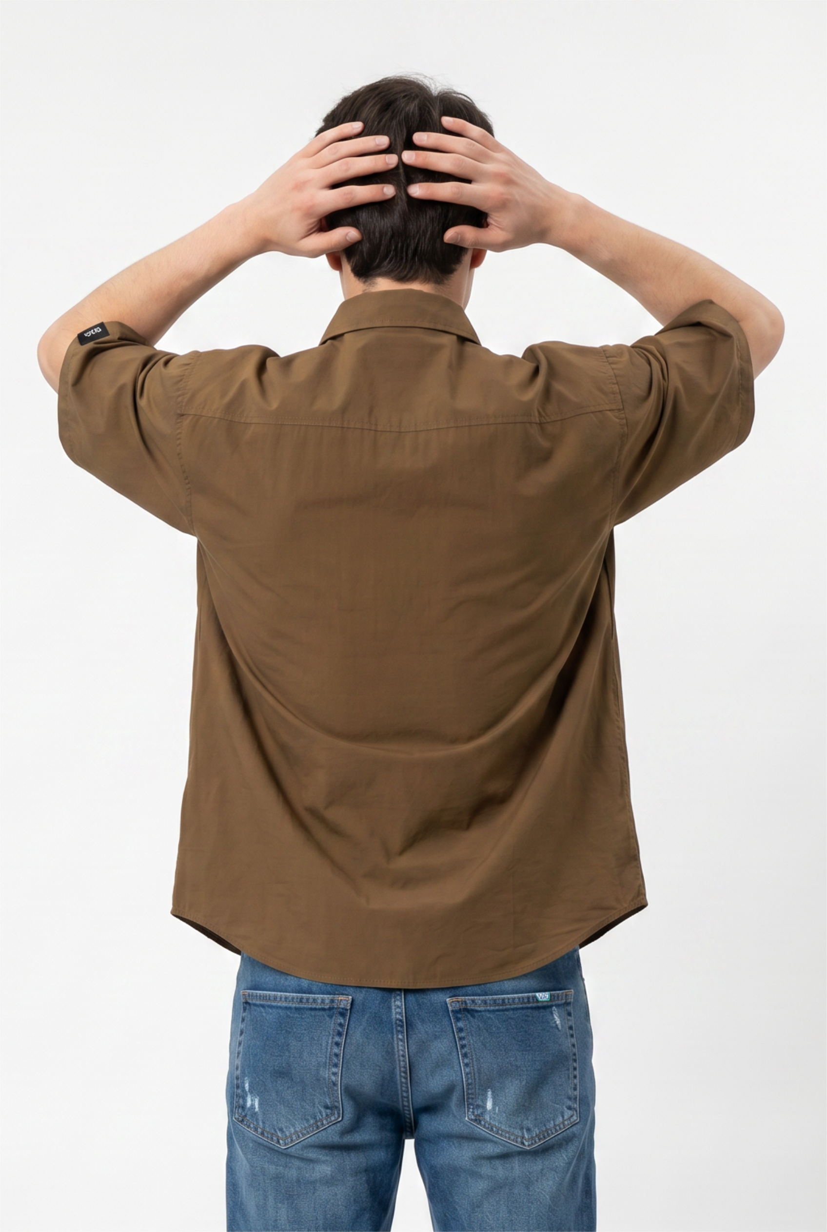 Brown Relaxed Oversized Tee