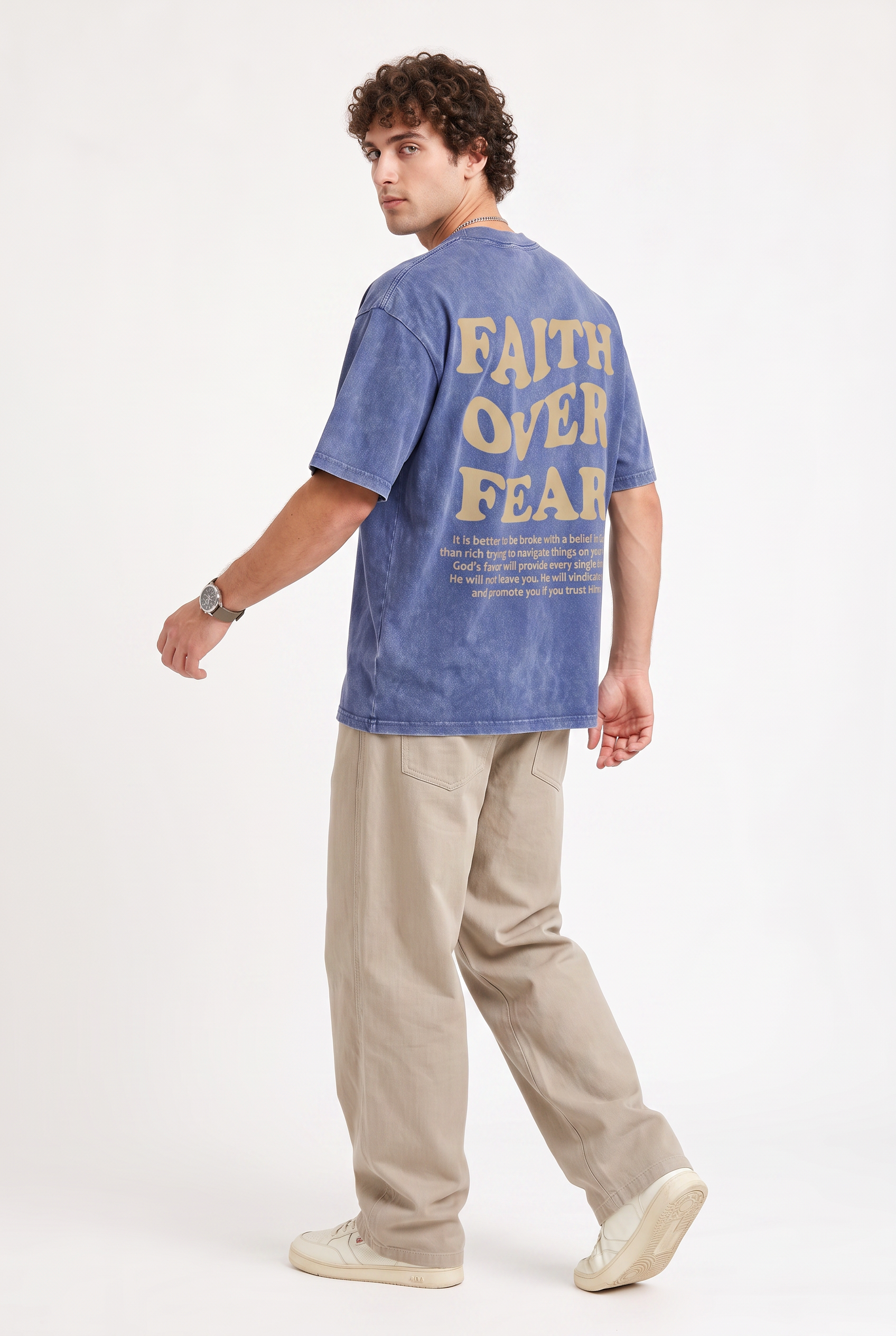Denim Washed Graphic Tee