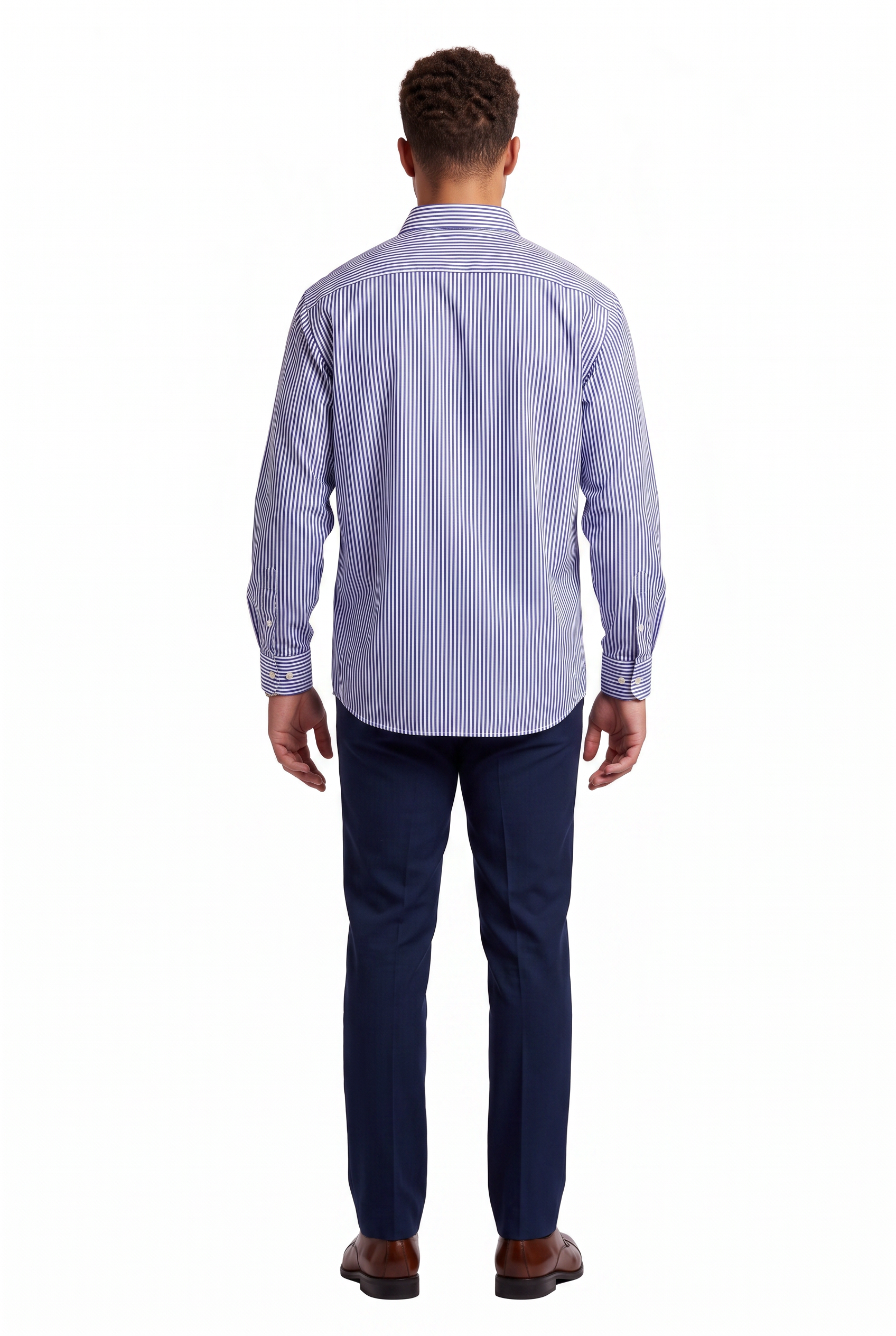 Steel Blue Slim Formal Shirt