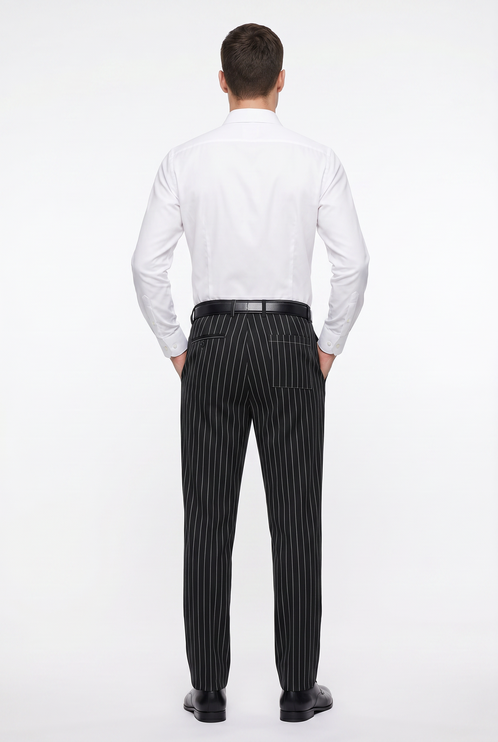 Black Slim Tapered Formal Trouser