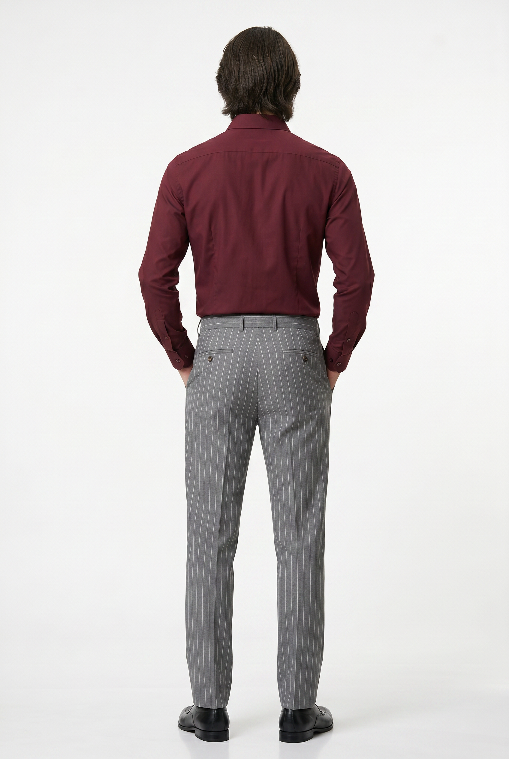 Grey Slim Formal Trouser
