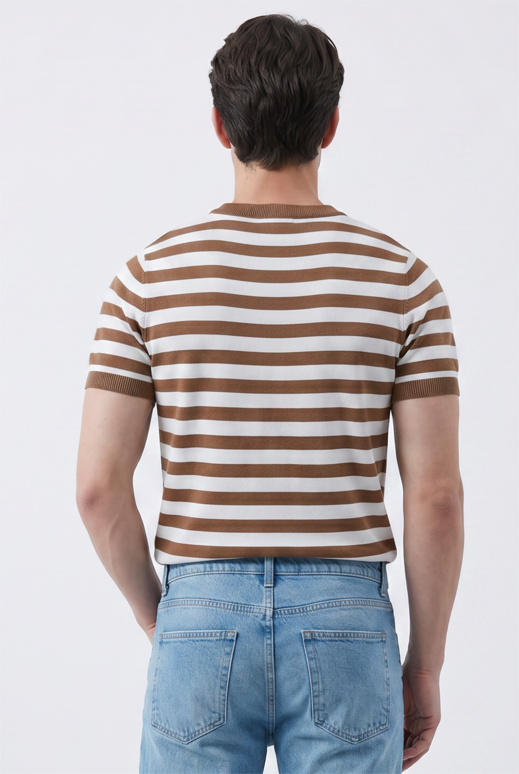 Brown Relaxed Oversized Tee