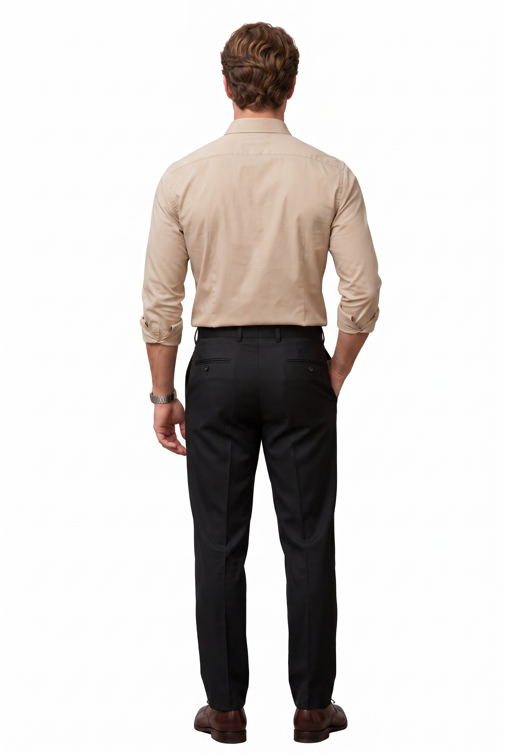 Black Slim Formal Trousers