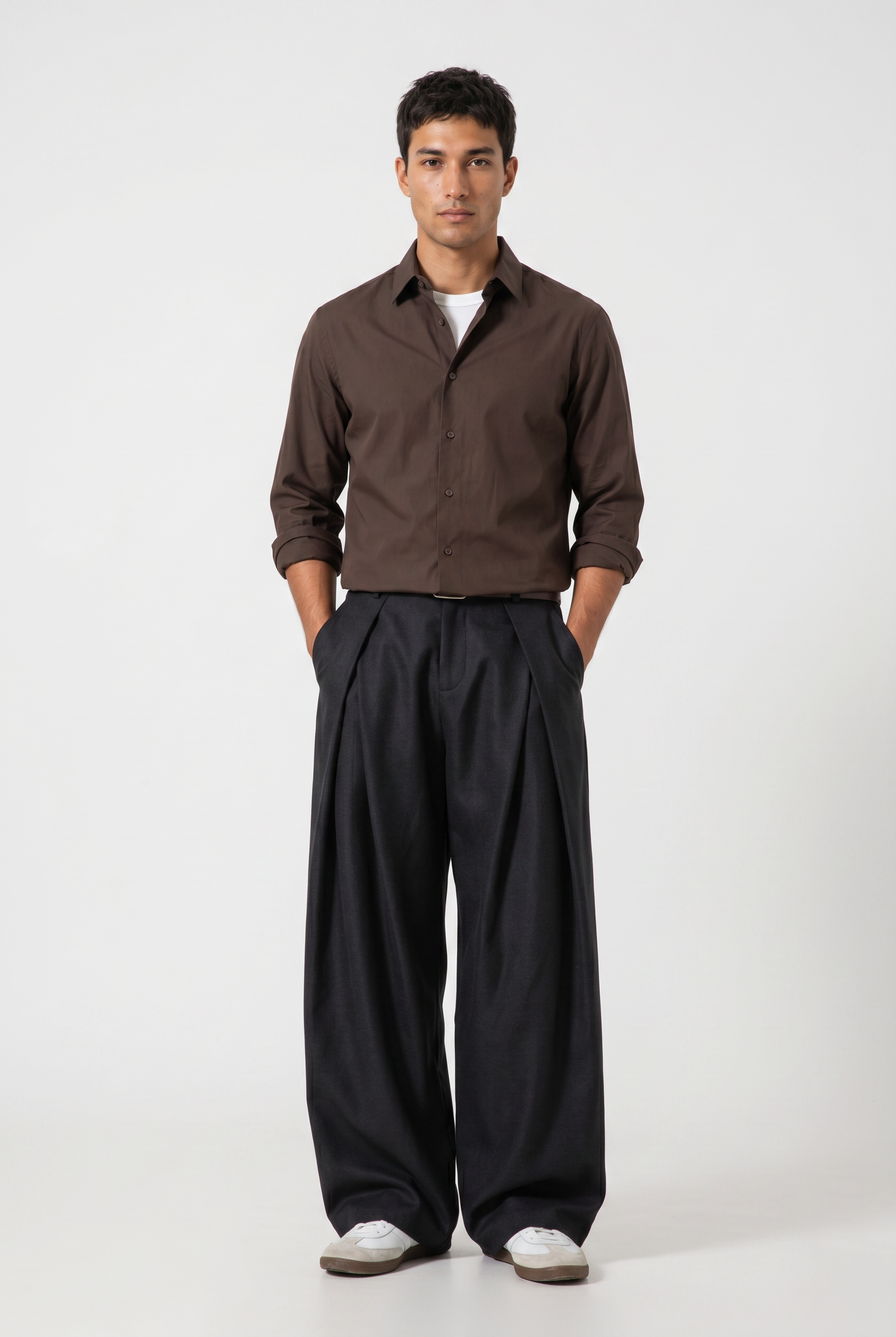 Black Relaxed Casual Trouser