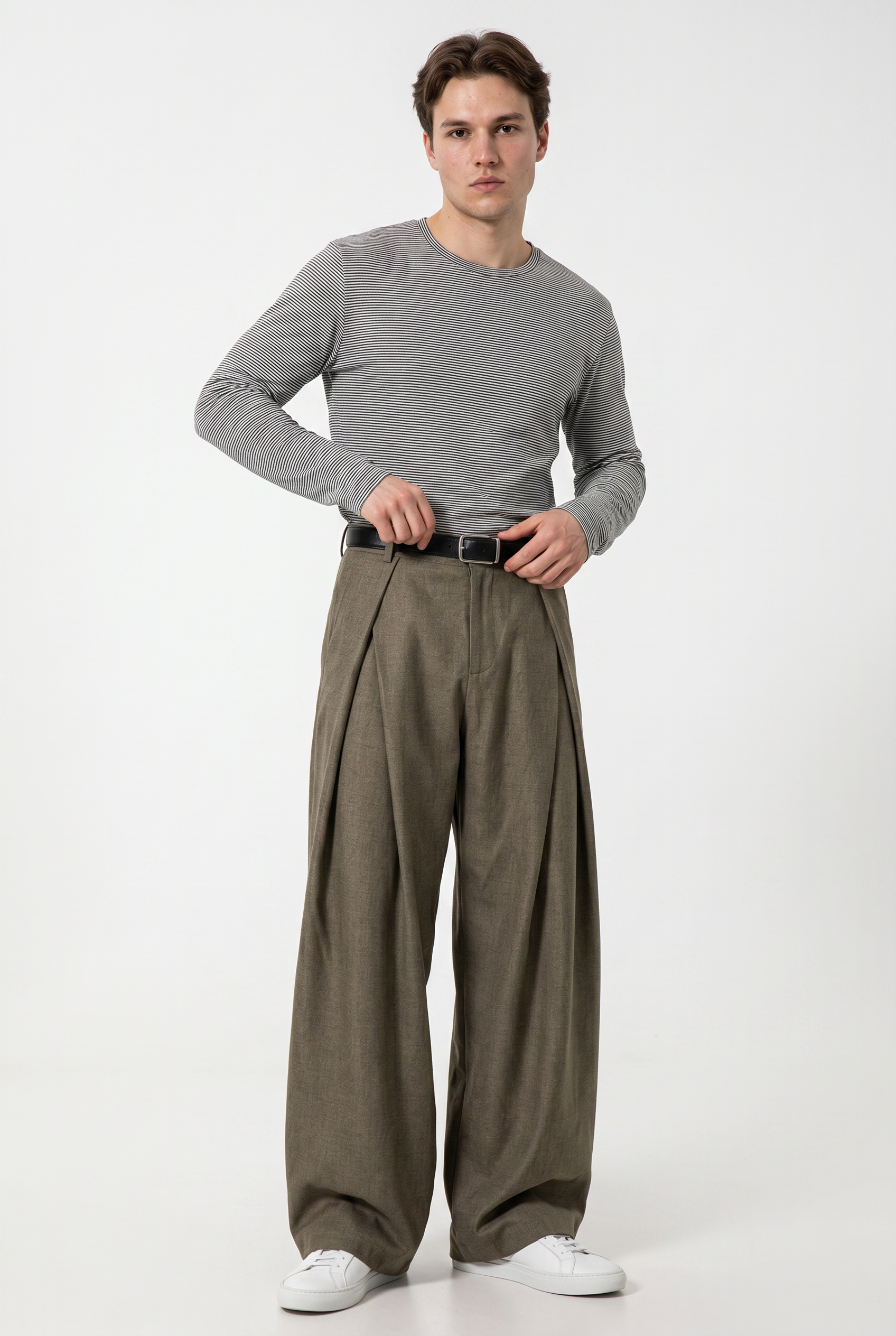 Olive Relaxed Casual Trouser