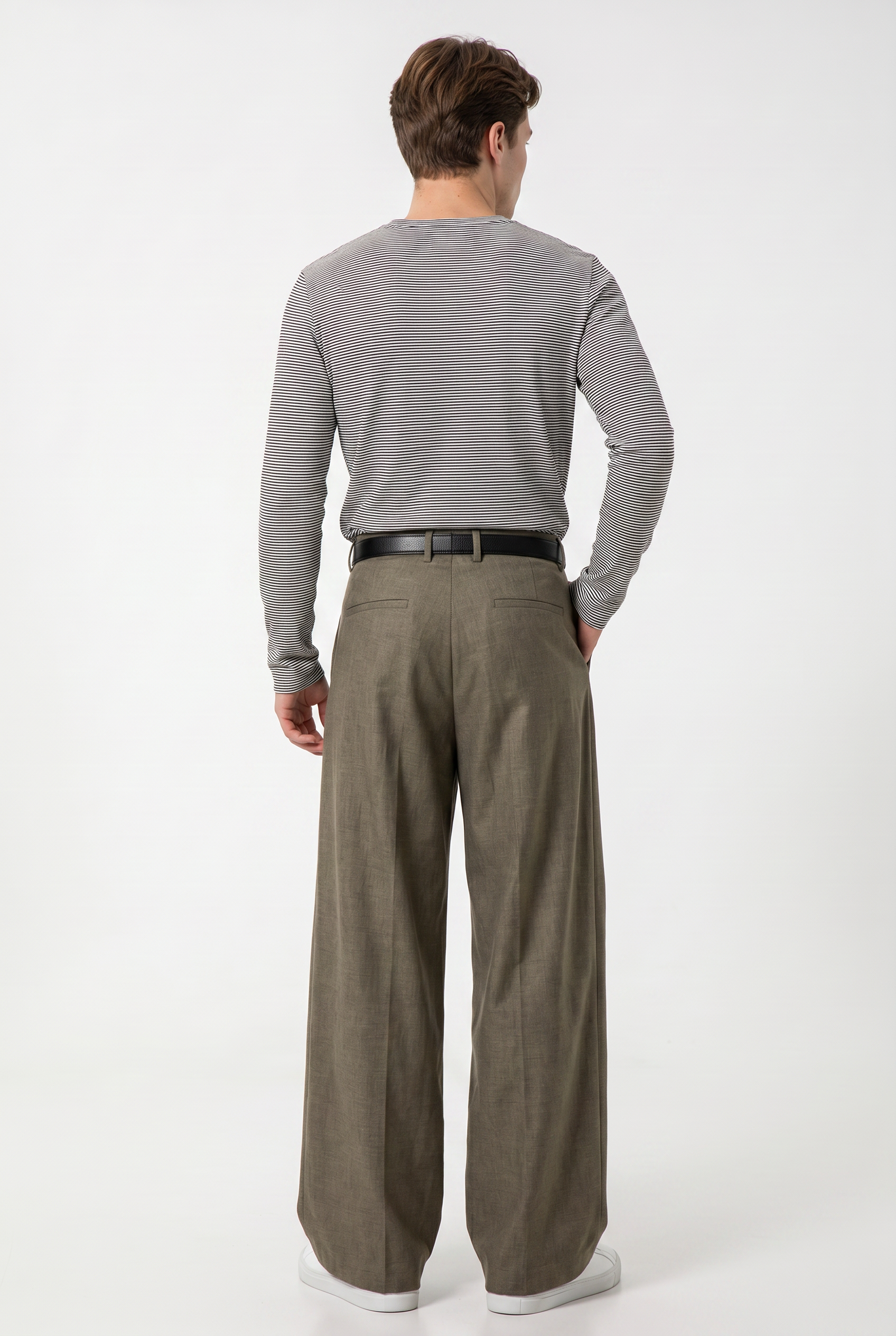 Olive Relaxed Casual Trouser