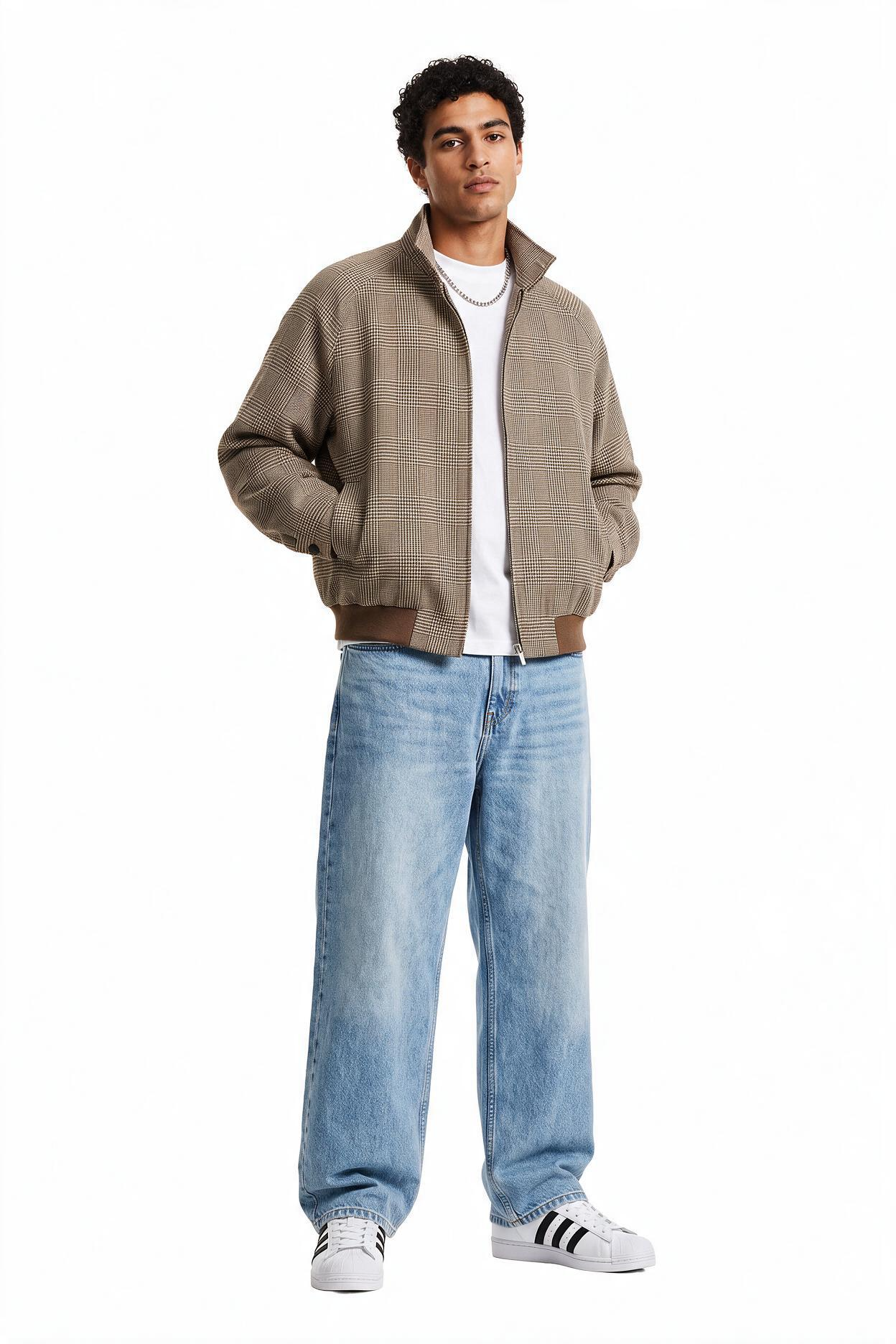 Beige Chest Pocket Overshirt Jacket