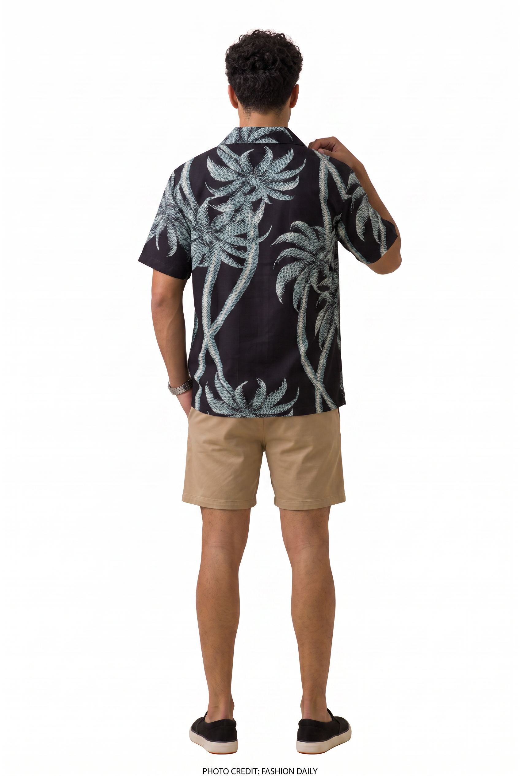 Black Chest Pocket Casual Shirt