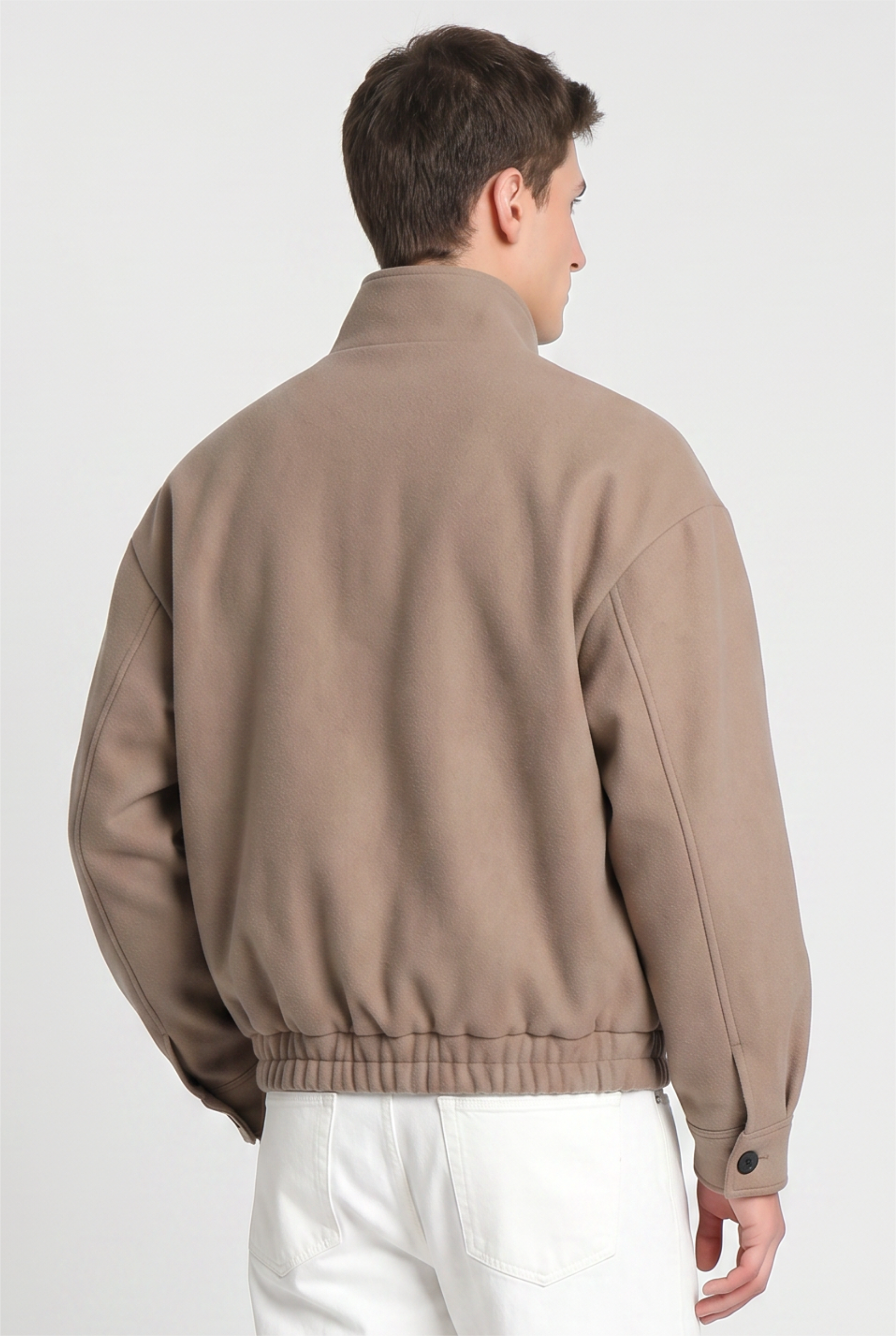 Taupe Relaxed Casual Jacket