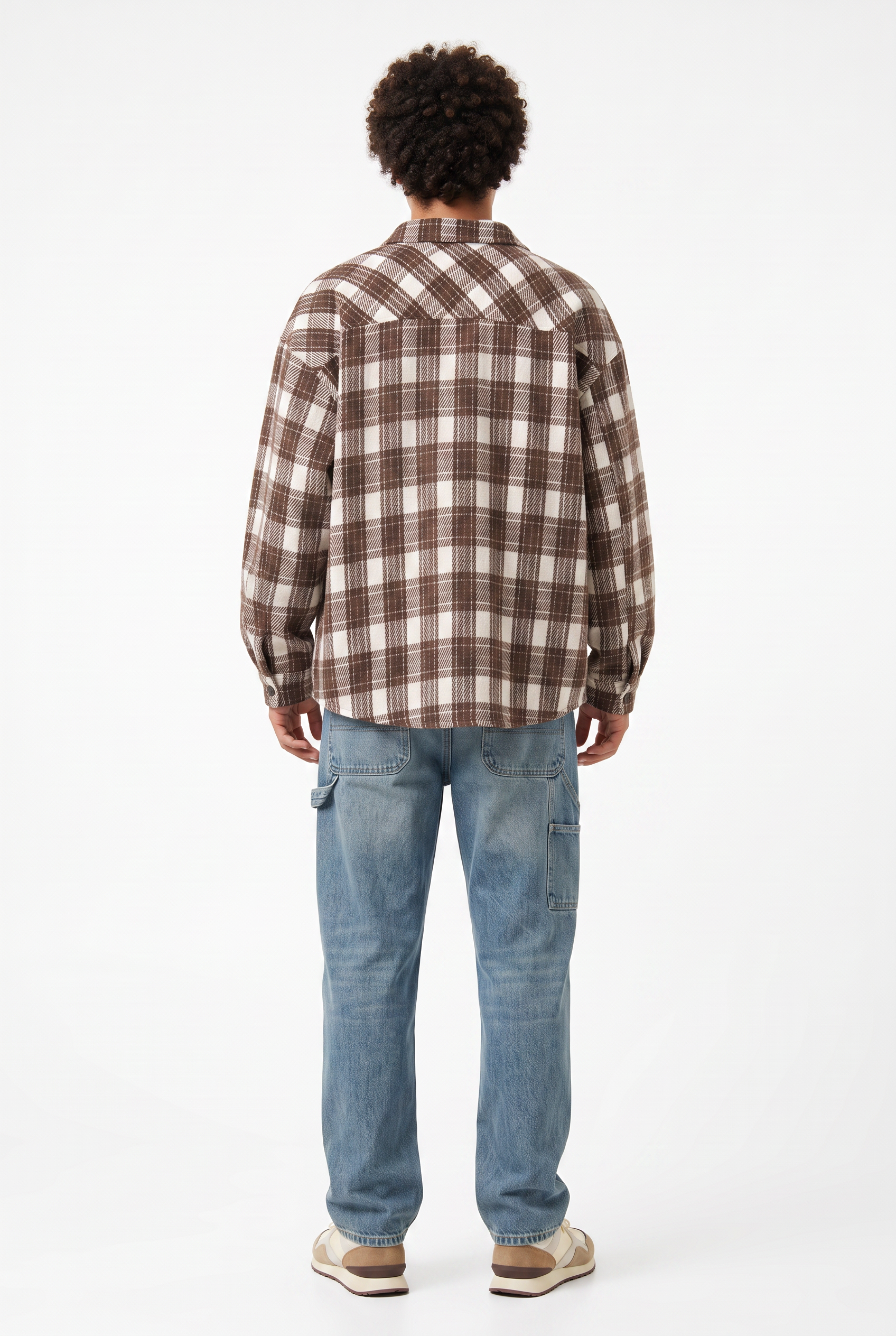 Brown Chest Pocket Casual Shirt